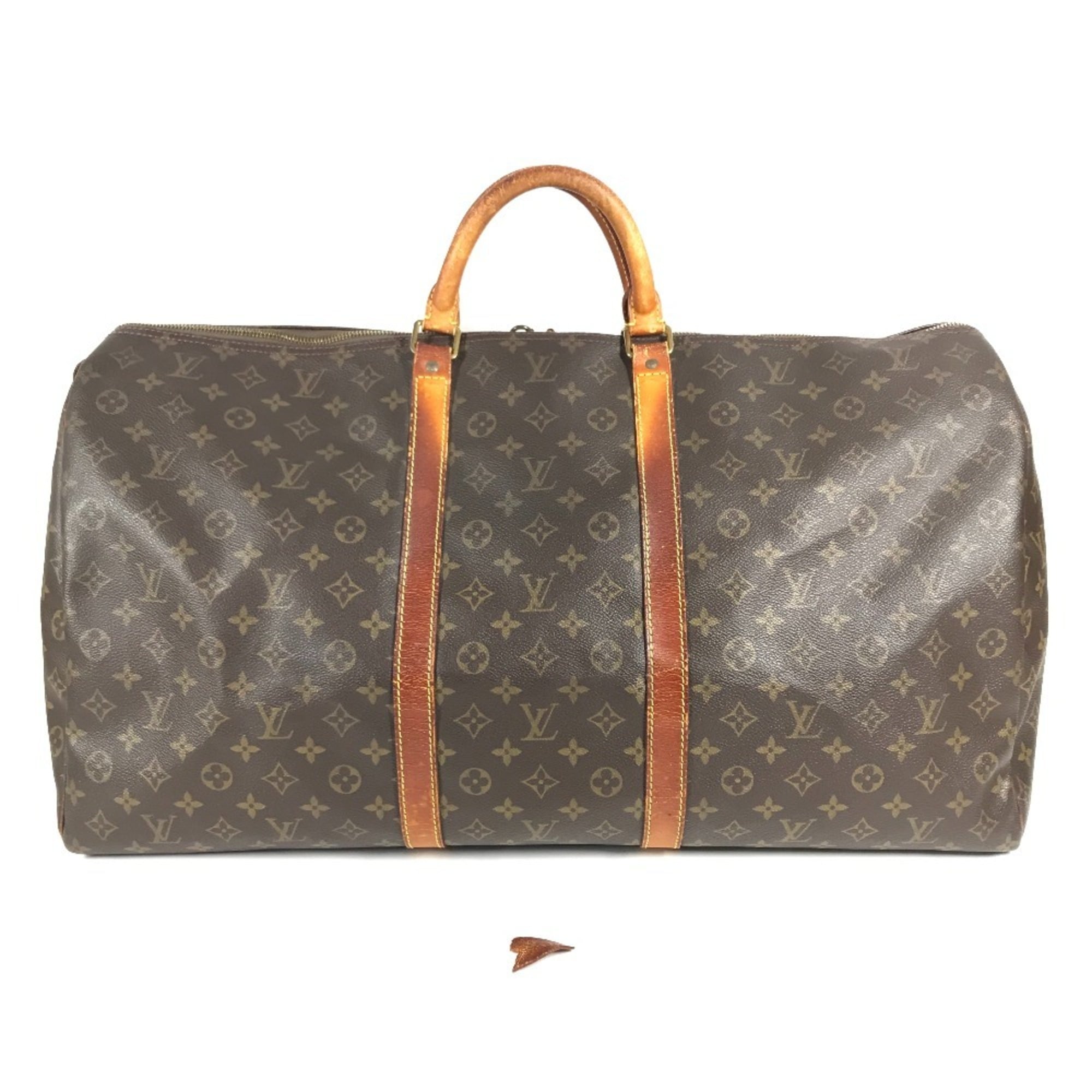 Louis Vuitton Brown Monogram Boston Bag Handbag (Pre-Owned)