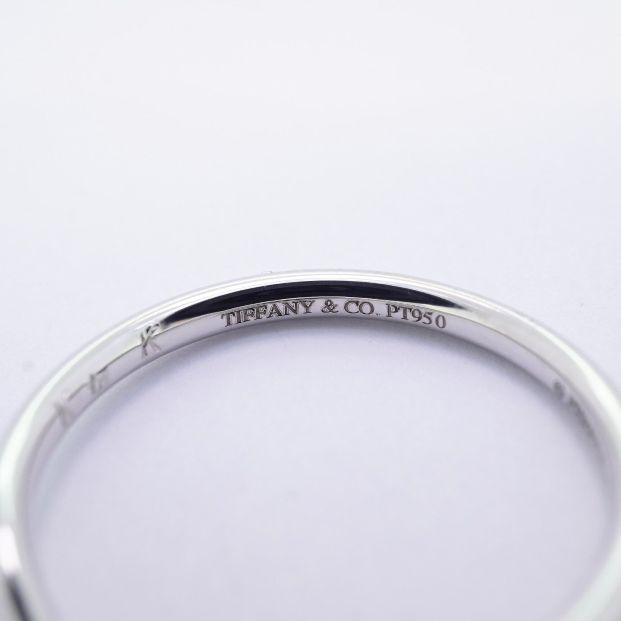 Tiffany Platinum 950 Band Ring (Pre-Owned)