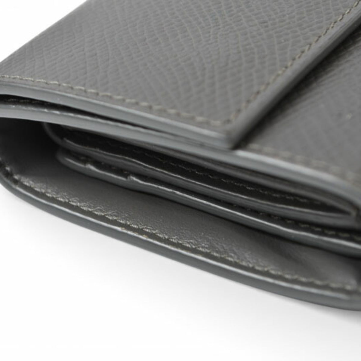 Celine Gray Leather Wallet (Tri-Fold) (Pre-Owned)
