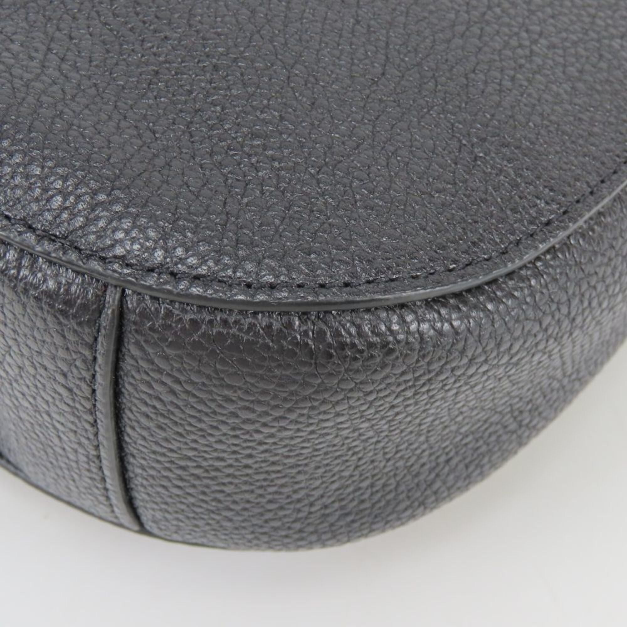 Coach Black Leather Shoulder Bag (Pre-Owned)