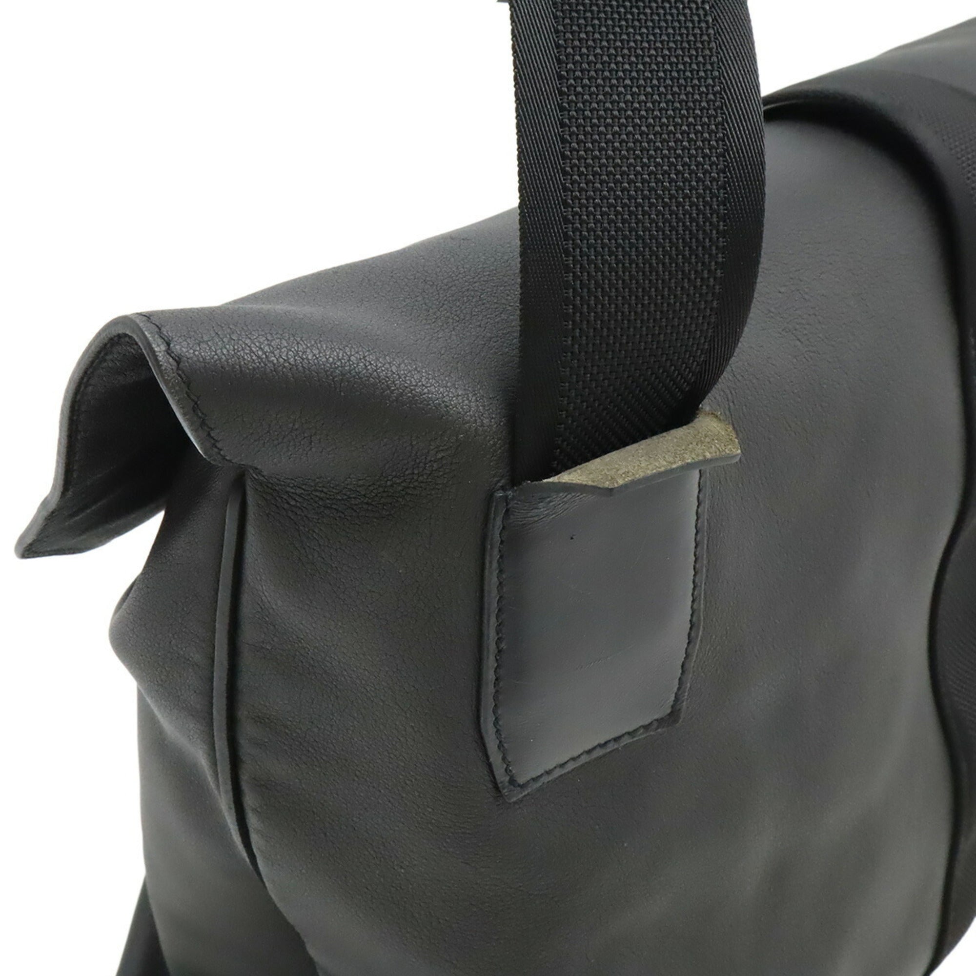 Hermes Black Taurillon Clemence Leather Shoulder Bag (Pre-Owned)