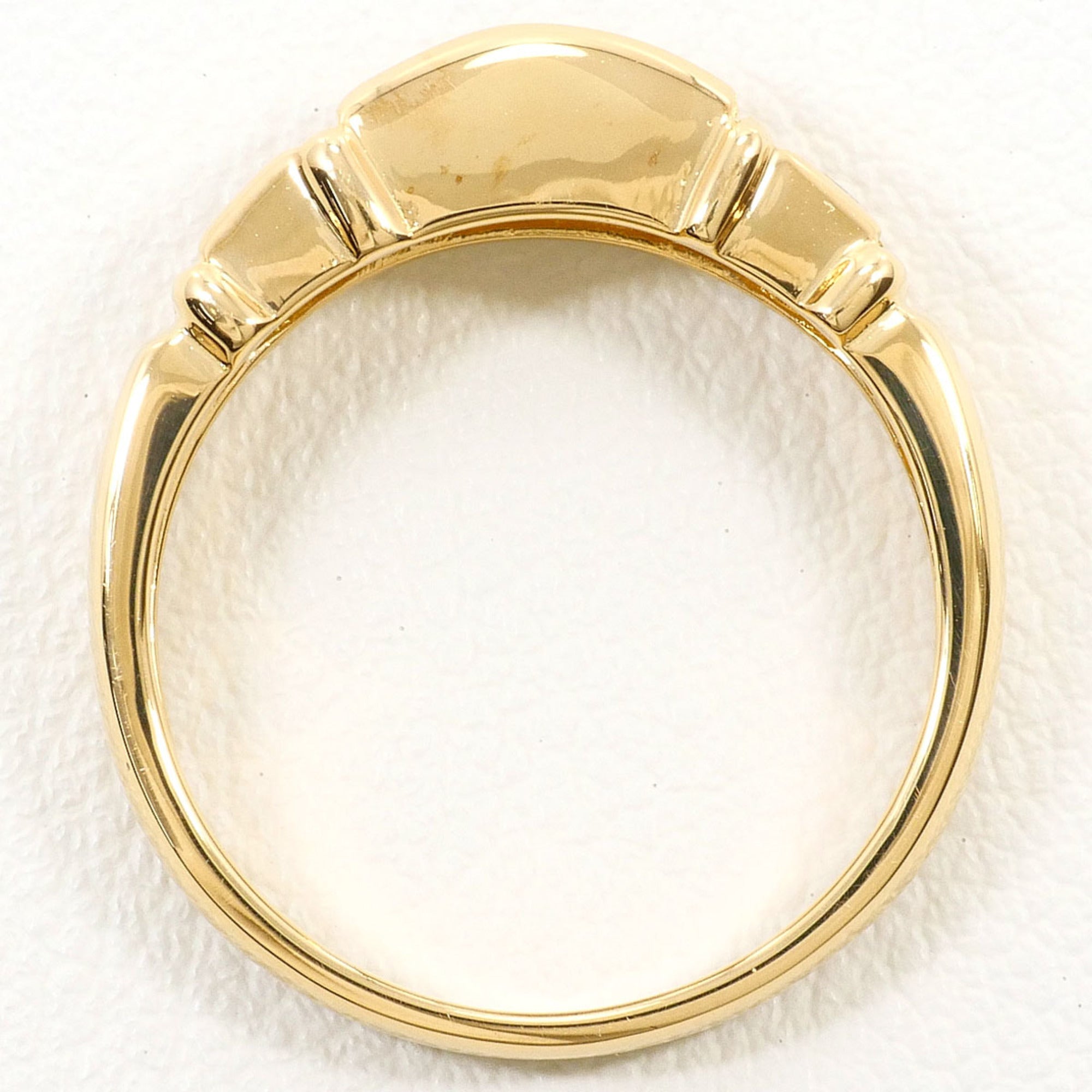 Unbranded Brown Yellow Gold Yellow Gold (18K) Band Ring (Pre-Owned)