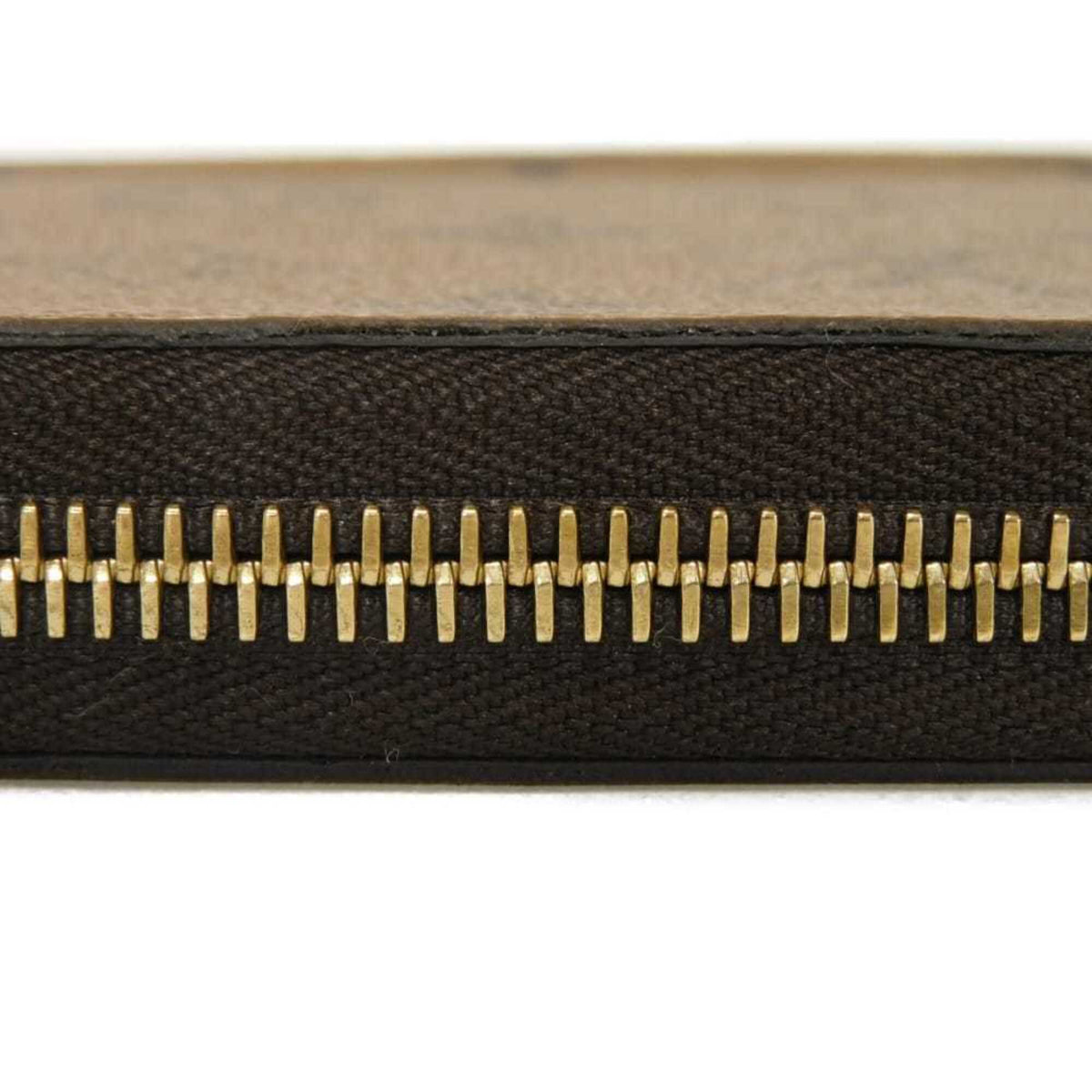 Louis Vuitton Brown Light Brown Monogram Reverse Monogram Reverse Long Wallet (Bi-Fold) (Pre-Owned)