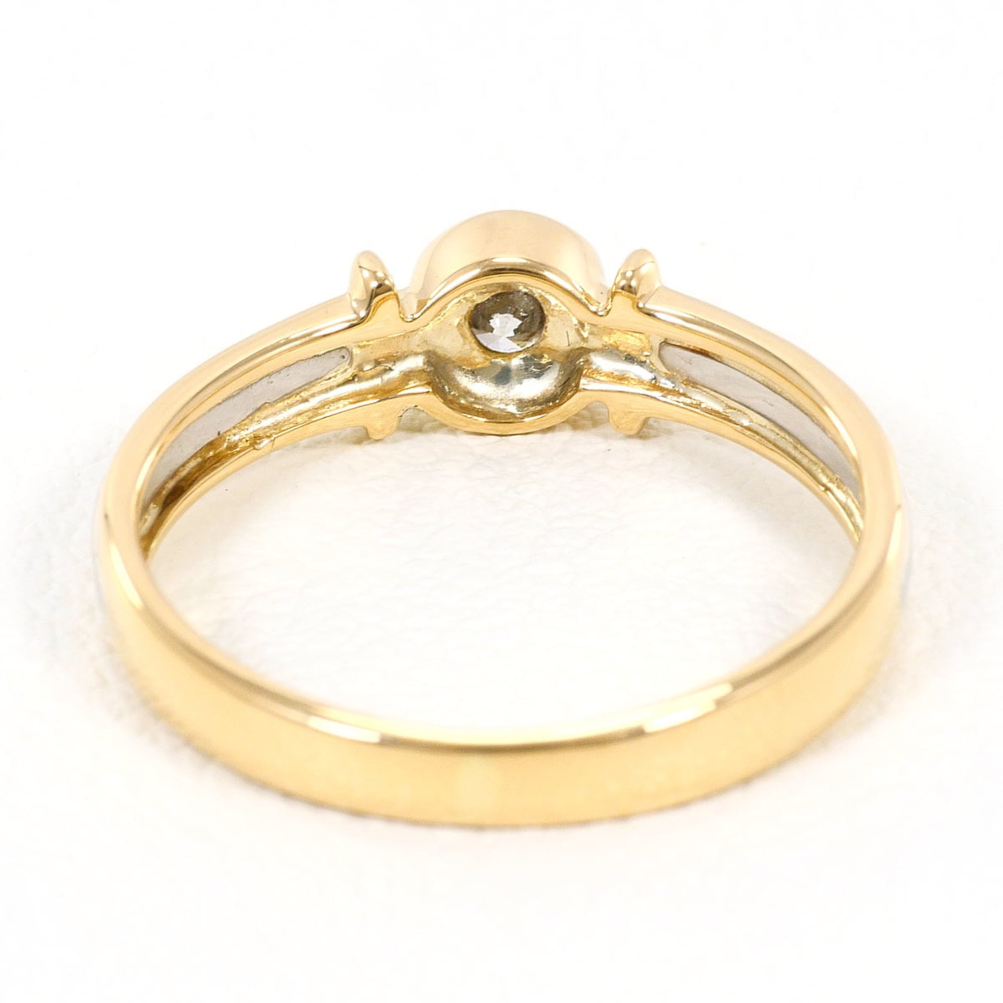 Unbranded Platinum Yellow Gold Yellow Gold (18K) Platinum 900 Band Ring (Pre-Owned)