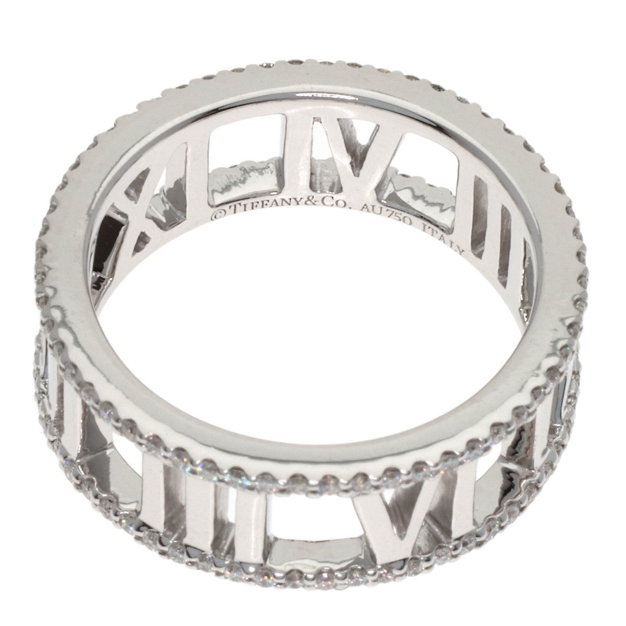 Tiffany White Gold White Gold (18K) Band Ring (Pre-Owned)