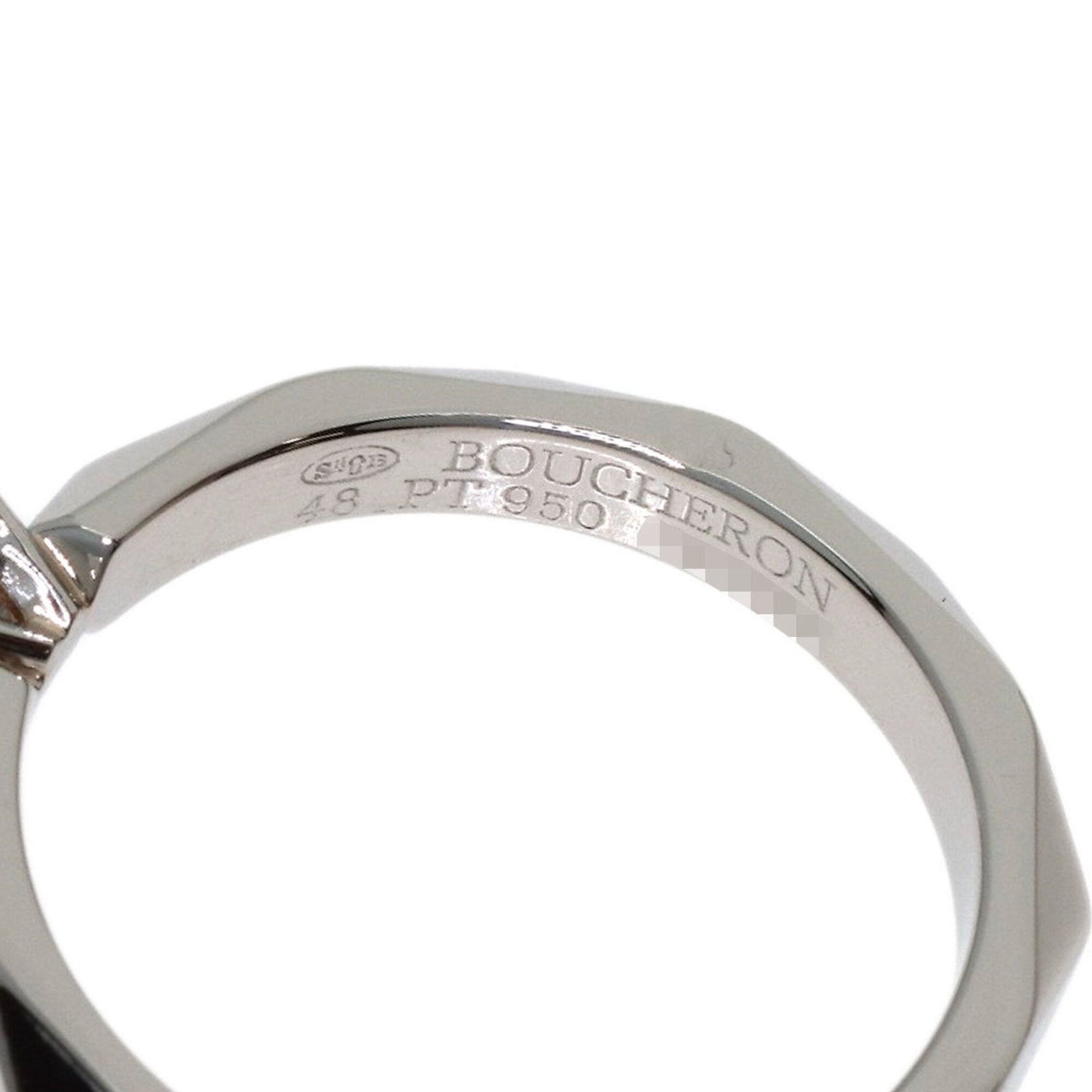 Boucheron Platinum 950 Band Ring (Pre-Owned)
