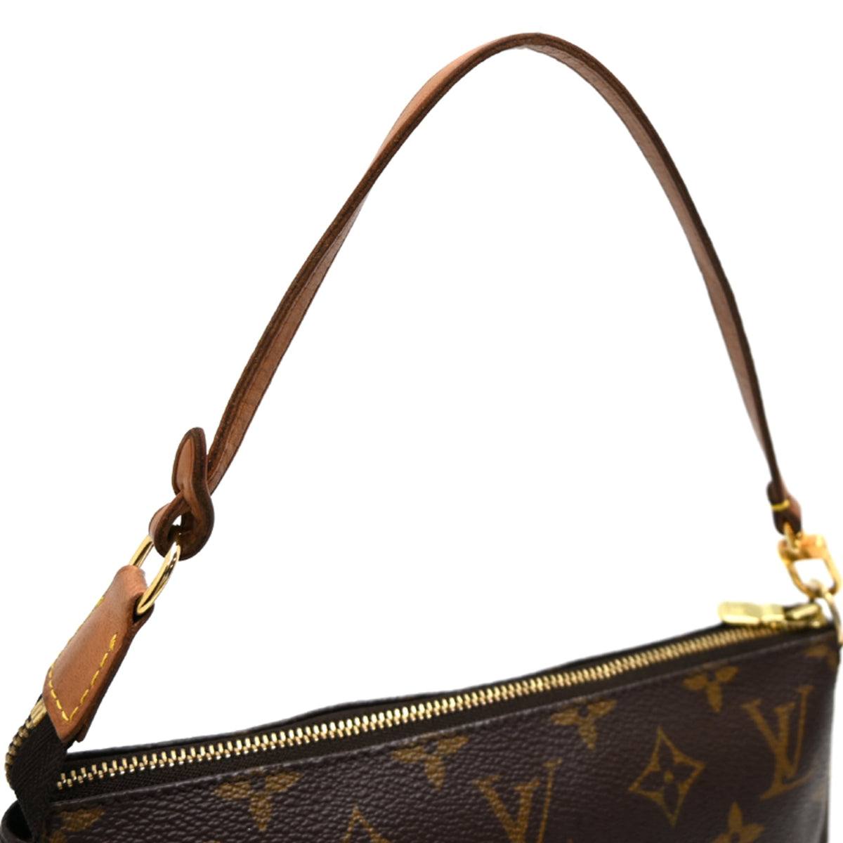 Louis Vuitton Brown Monogram Pochette Pouch (Pre-Owned)