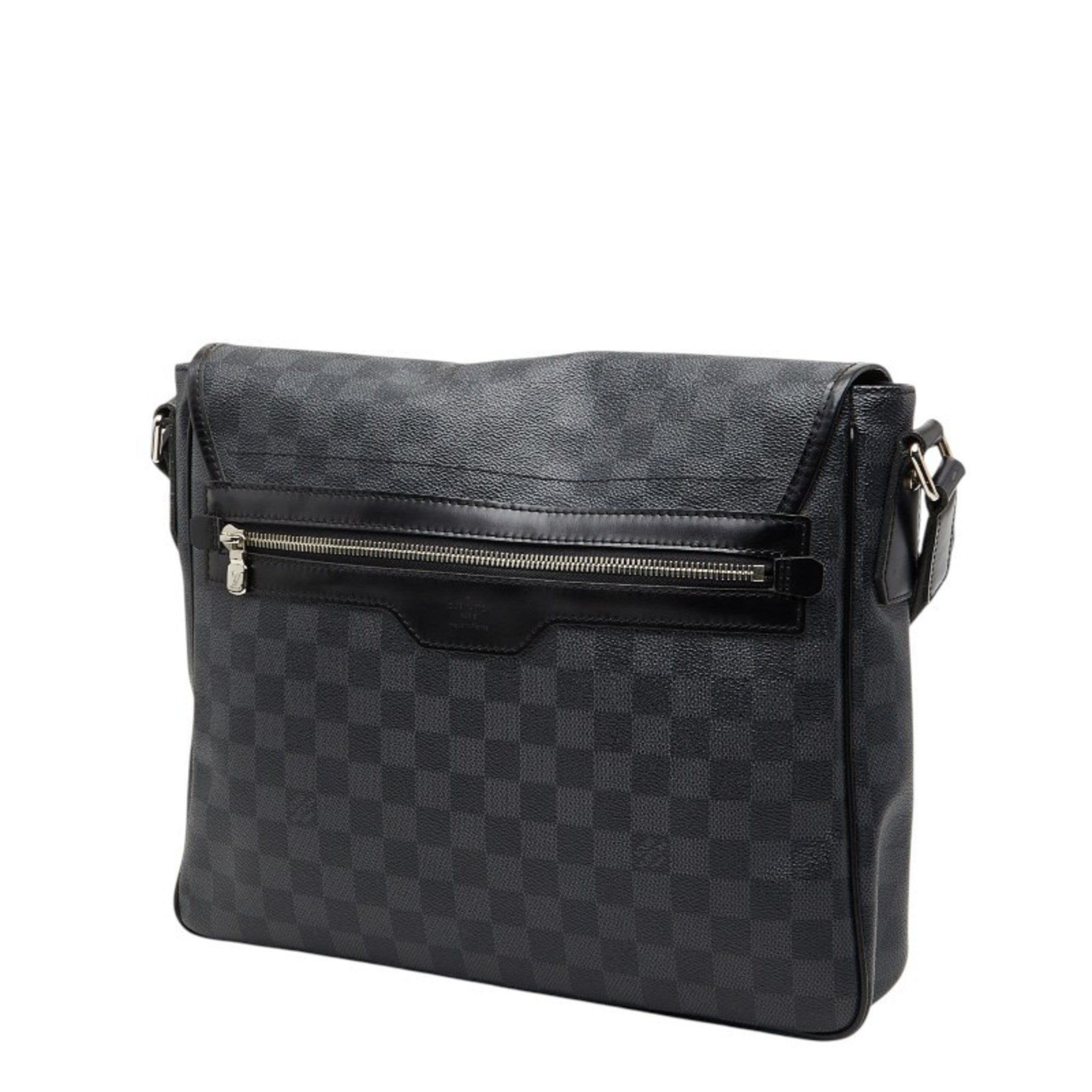Louis Vuitton Black Pvc Leather Shoulder Bag (Pre-Owned)