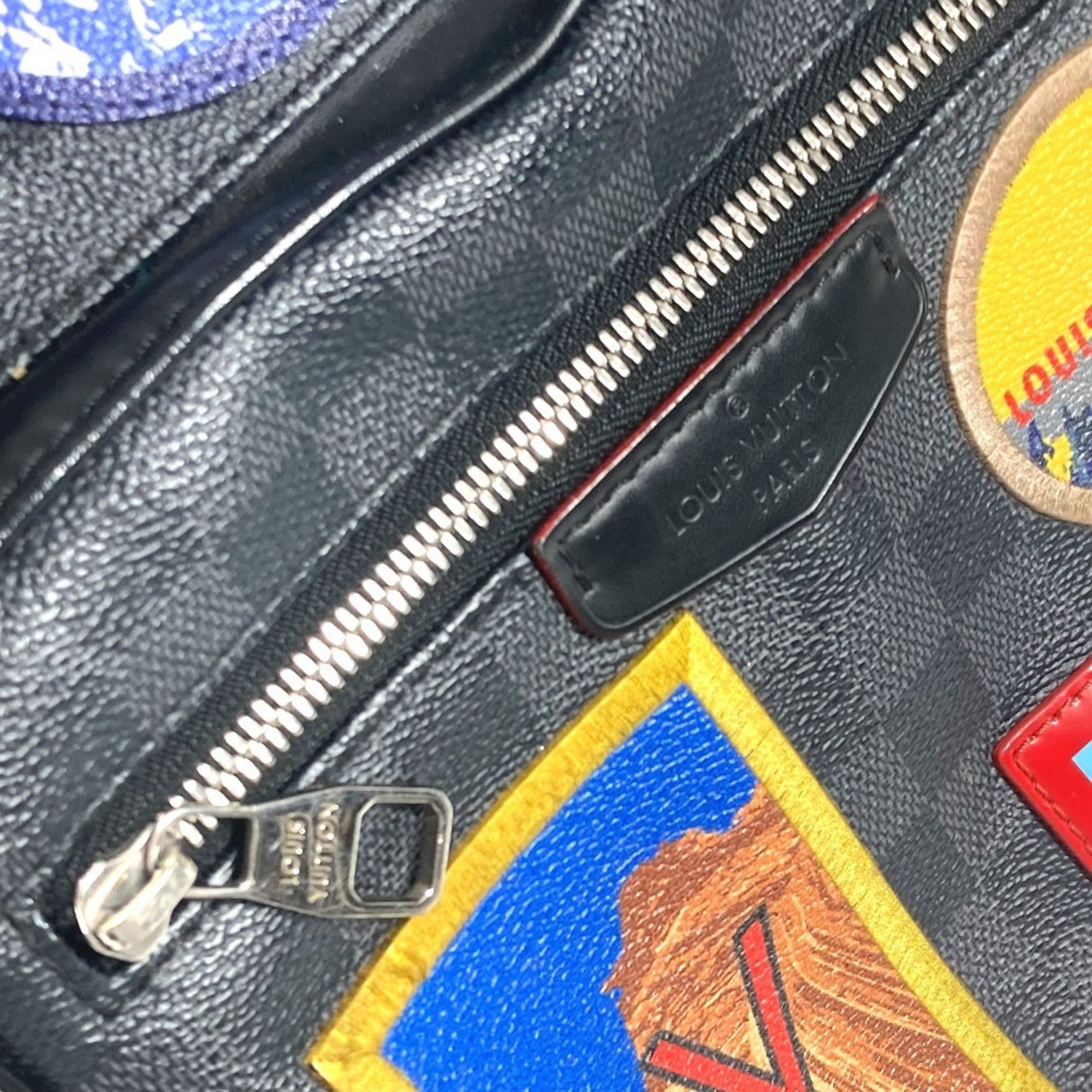 Louis Vuitton Black Damier Graphite Backpack (Pre-Owned)