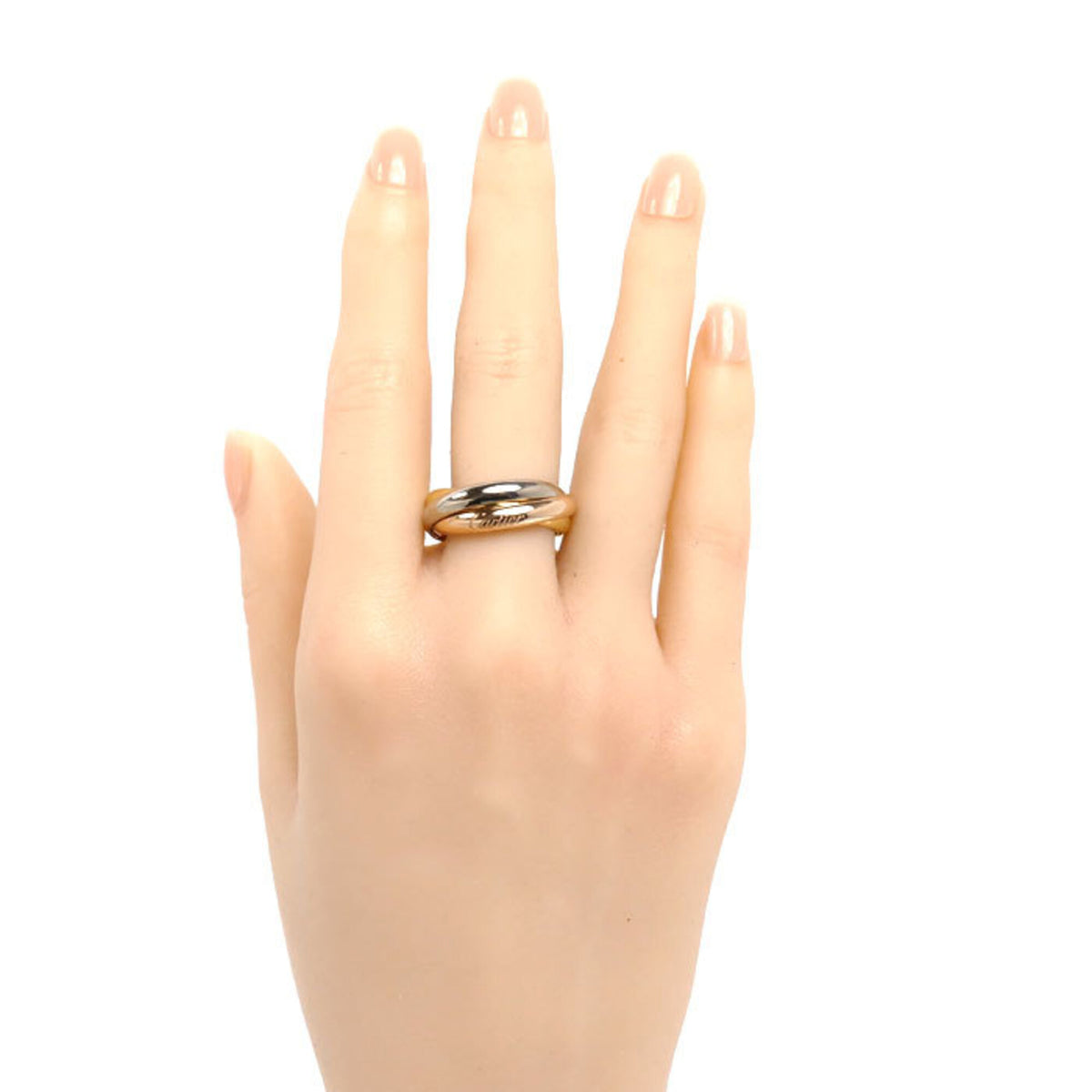 Cartier Yellow Gold (18K) Pink Gold (18K) White Gold (18K) Band Ring (Pre-Owned)