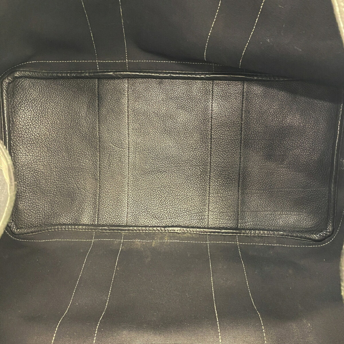 Hermes Black Toile Officier Tote Bag (Pre-Owned)