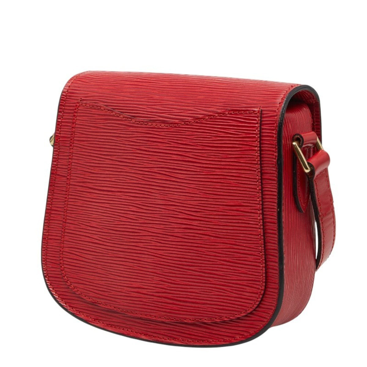Louis Vuitton Epi Red Color Leather Shoulder Bag (Pre-Owned)