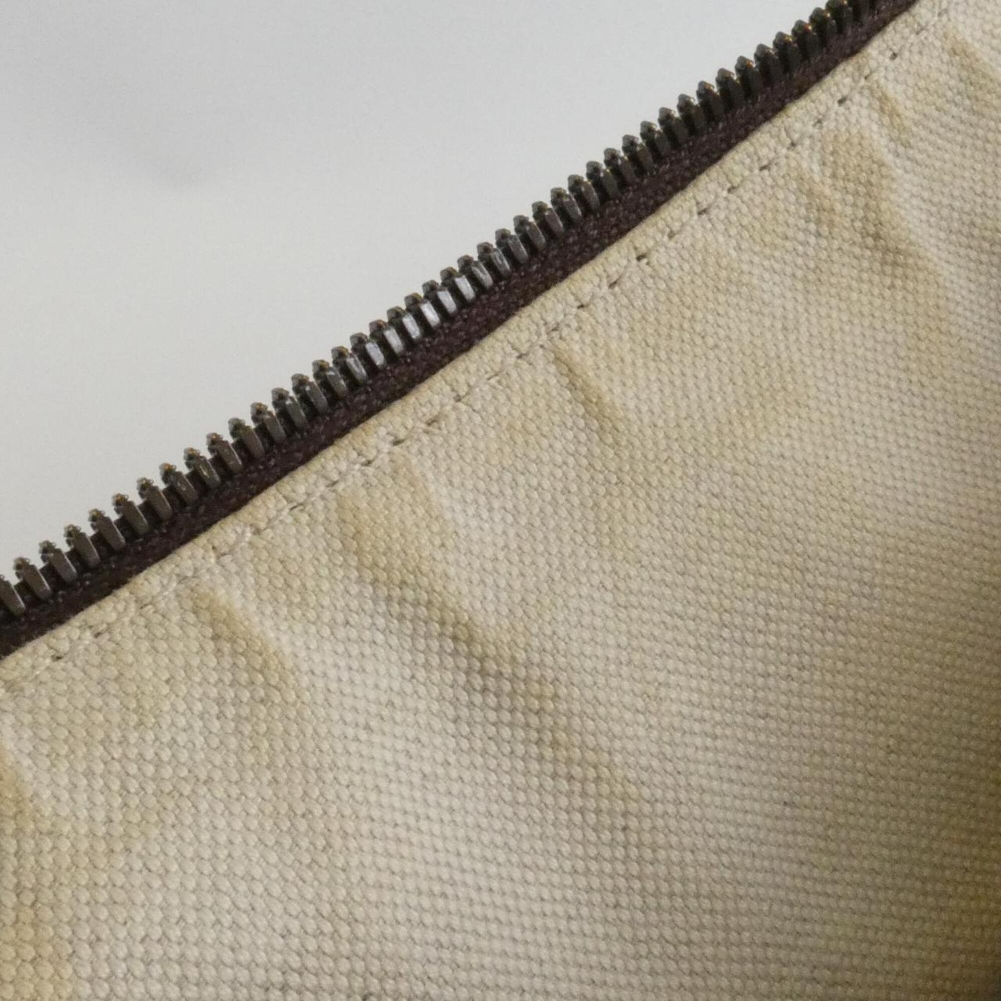 Gucci Beige Brown Gg Supreme Shoulder Bag (Pre-Owned)