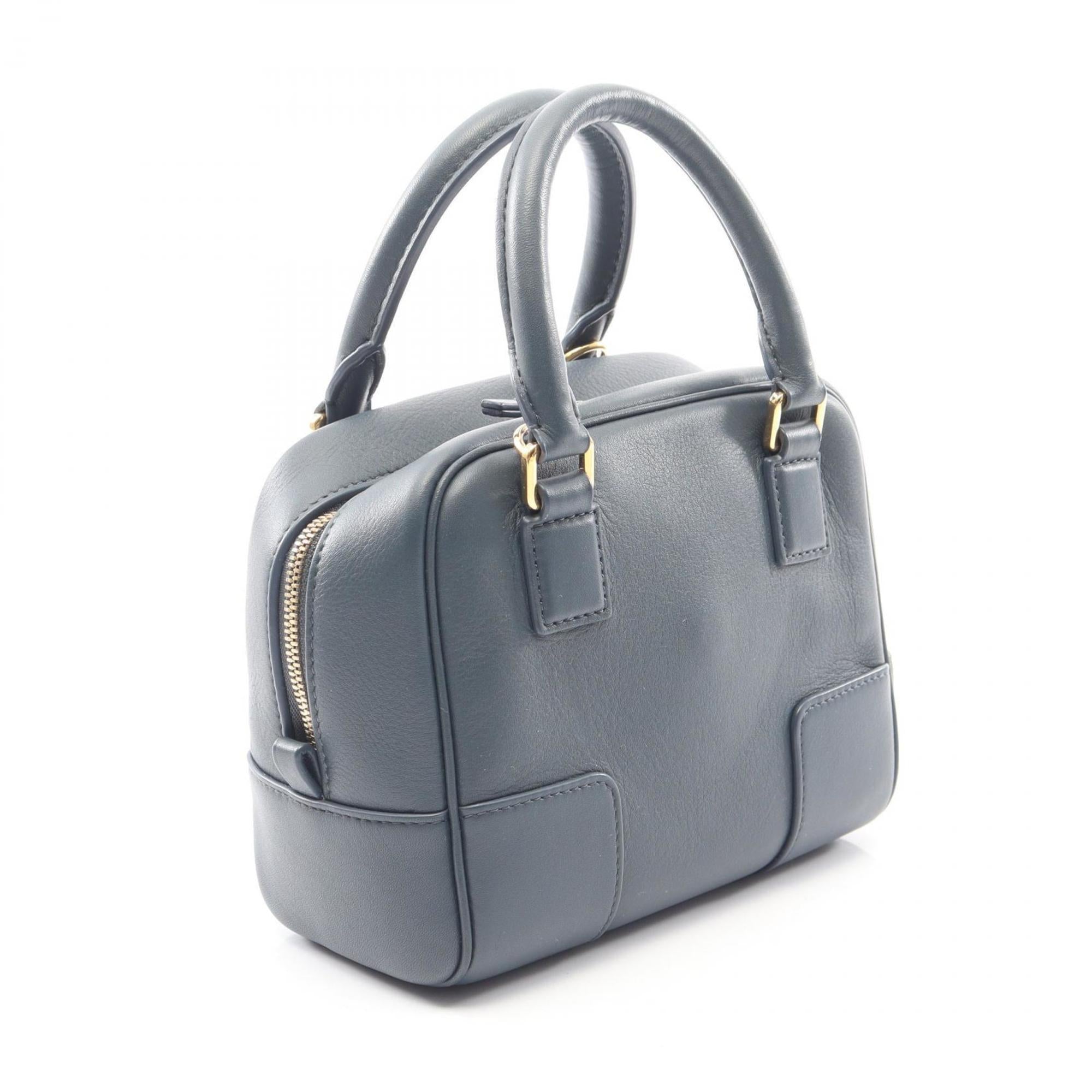 Loewe Blue Leather Handbag (Pre-Owned)