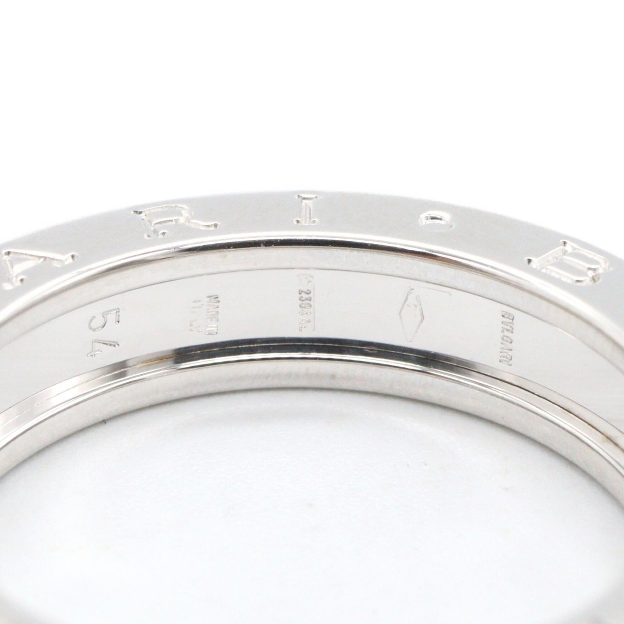 Bvlgari Silver White Gold (18K) Band Ring (Pre-Owned)