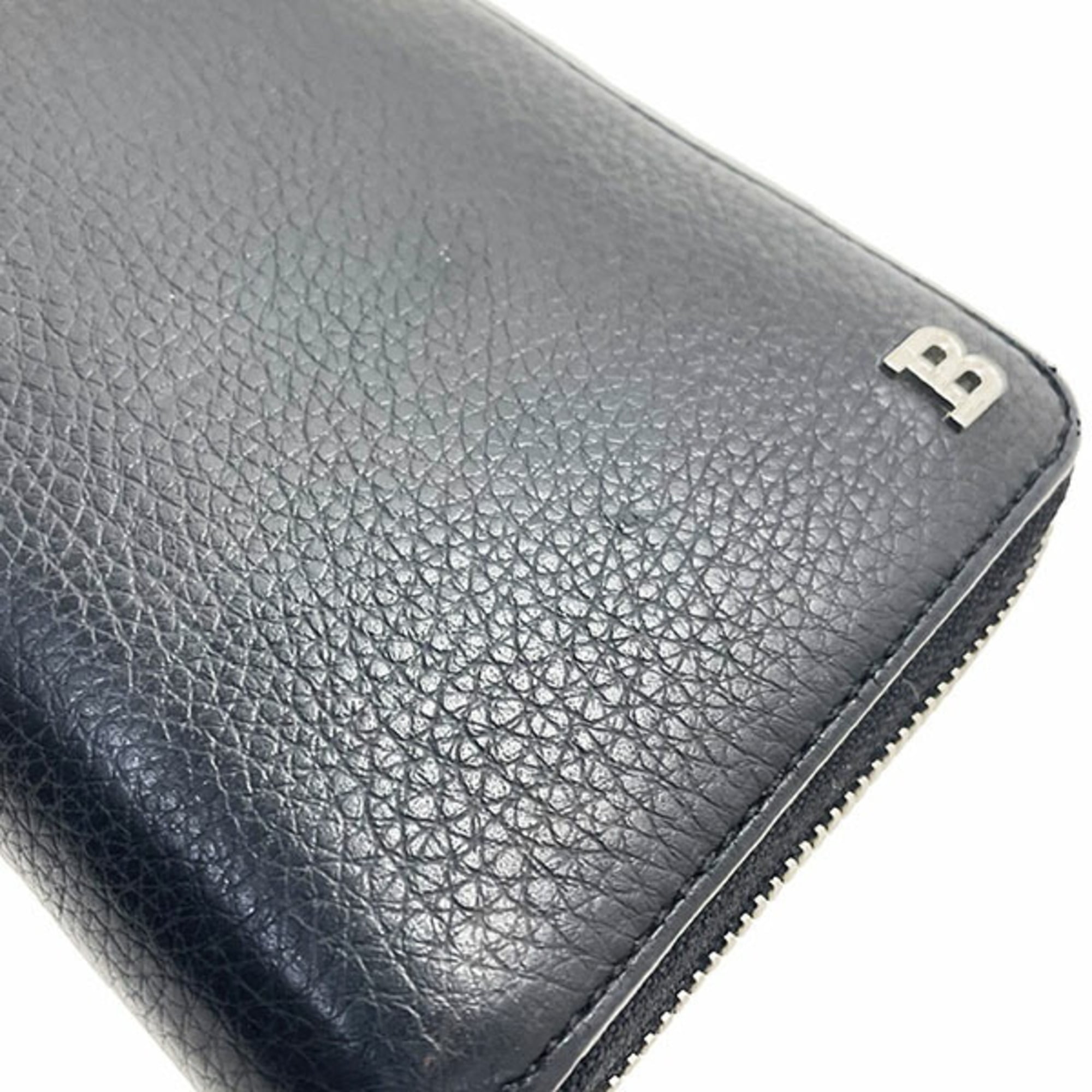 Bally Black Leather Coin Purse/Coin Case (Pre-Owned)