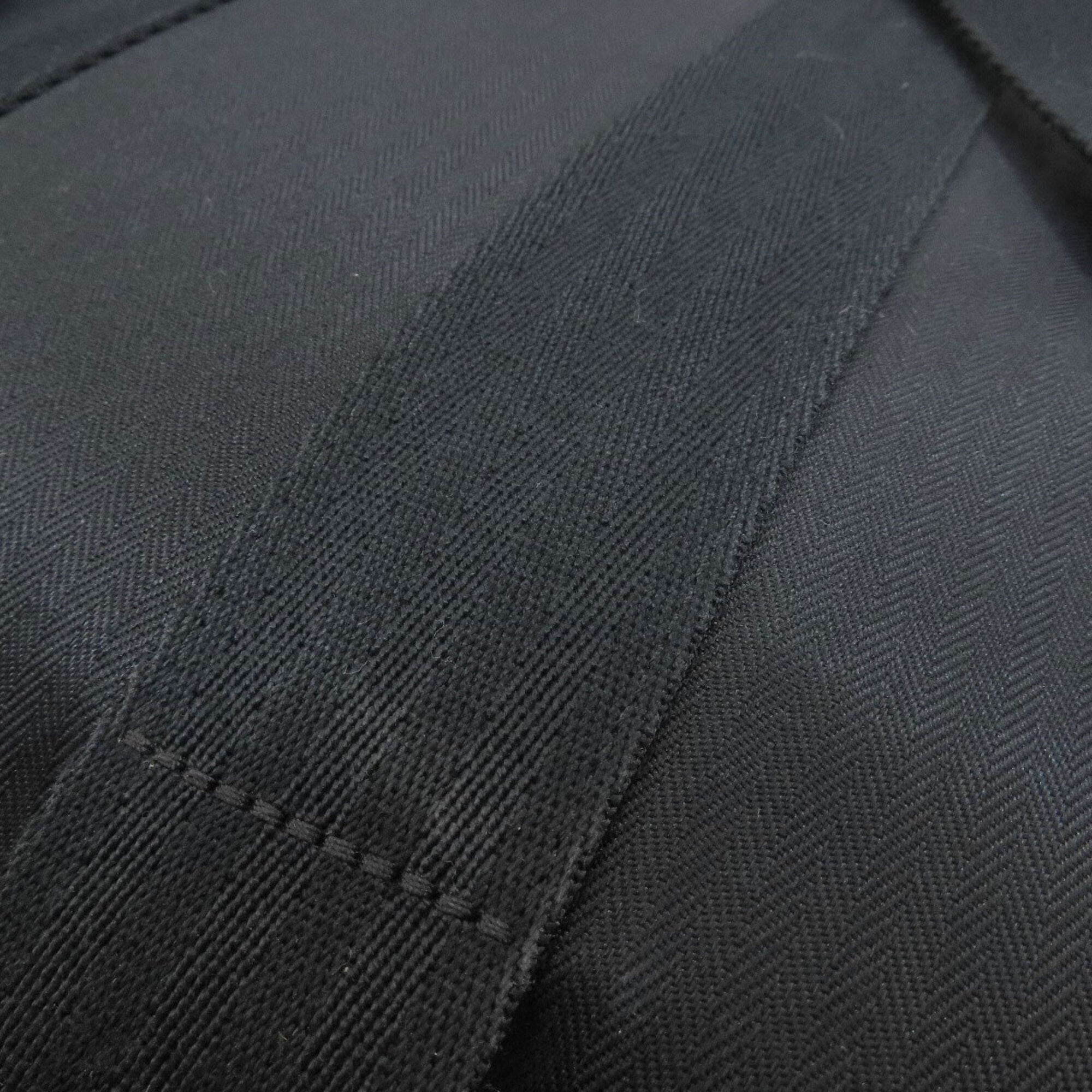 Hermes Acapulco Black Toile Chevron Backpack (Pre-Owned)
