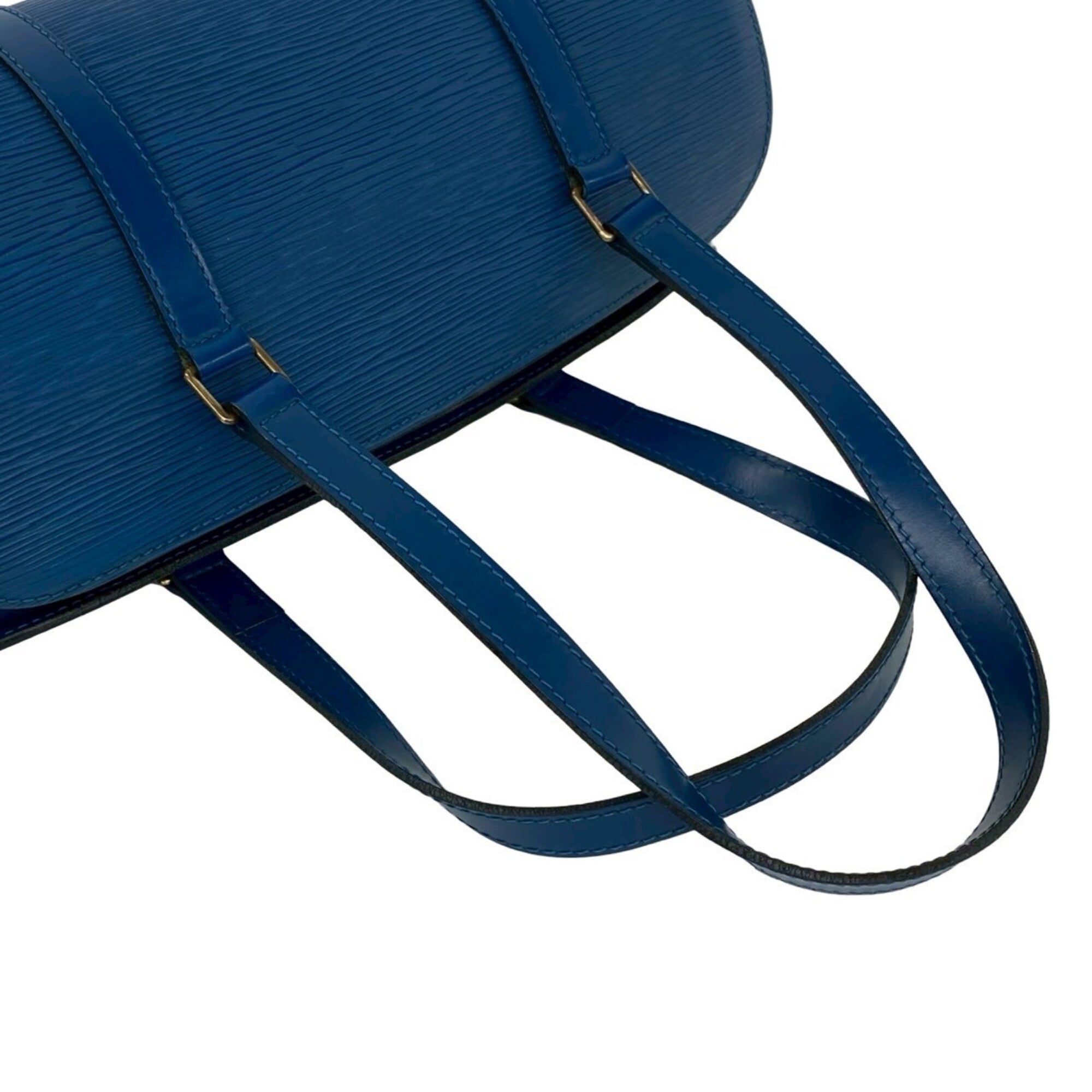 Louis Vuitton Blue Leather Handbag (Pre-Owned)
