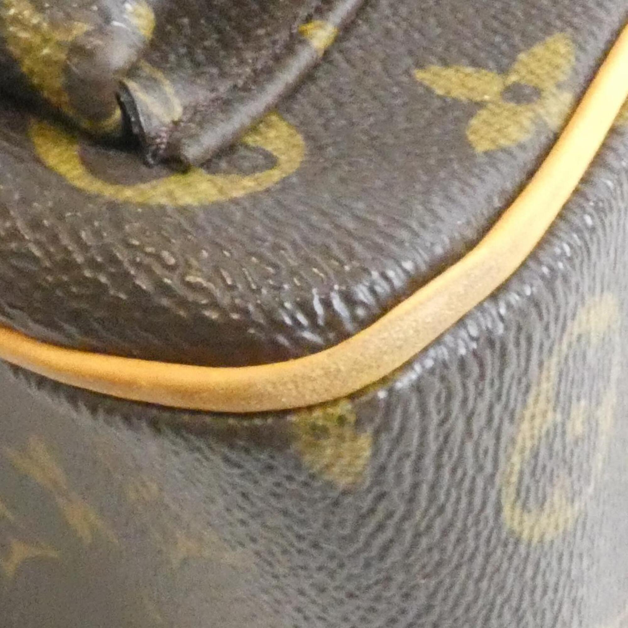 Louis Vuitton Marron Coated Canvas Handbag (Pre-Owned)