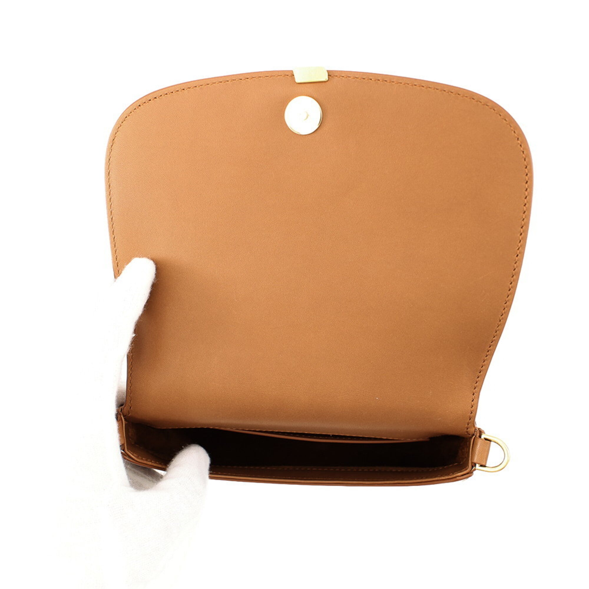 Yves Saint Laurent Beige Brown Canvas Handbag (Pre-Owned)