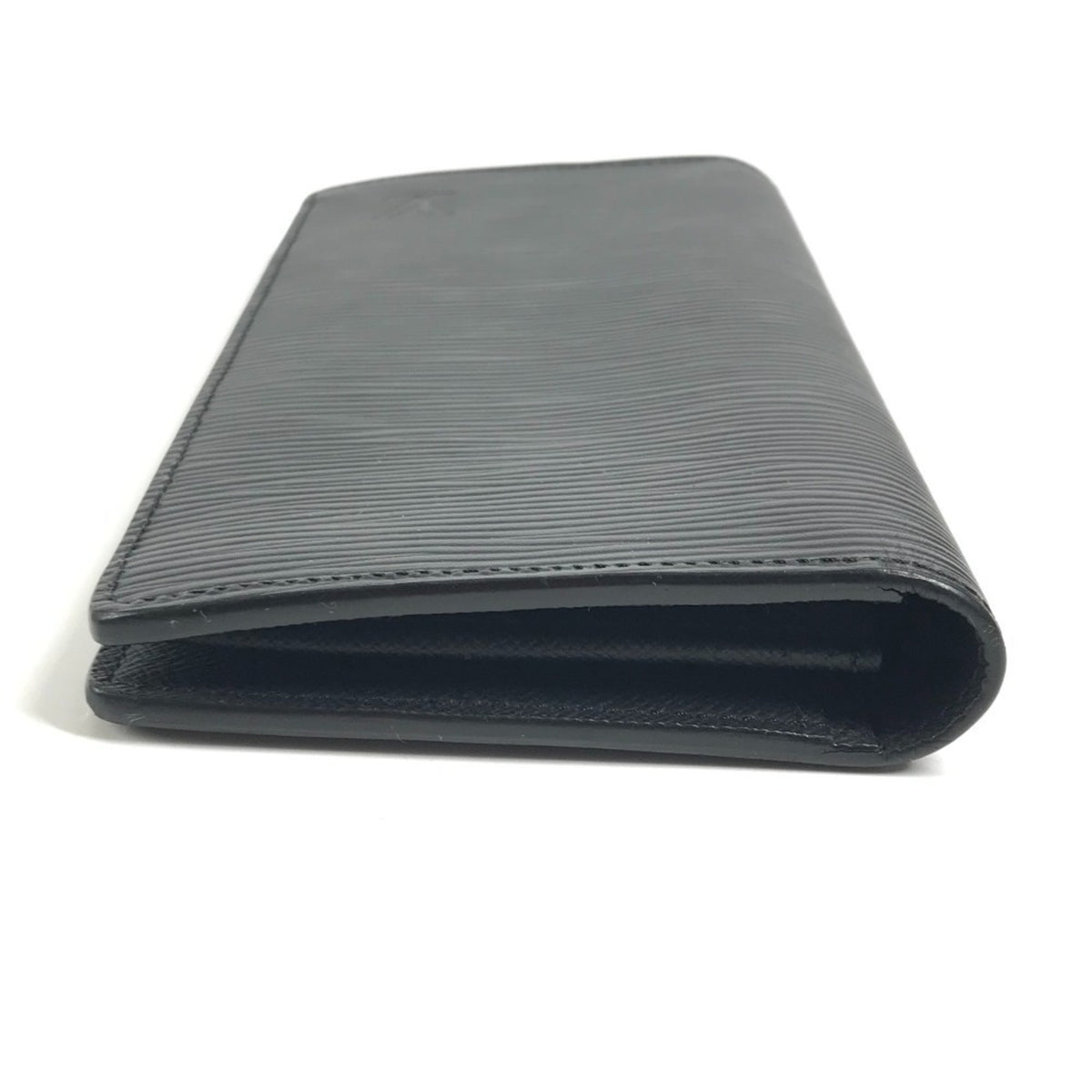Louis Vuitton Black Noir Epi Leather Long Wallet (Bi-Fold) (Pre-Owned)