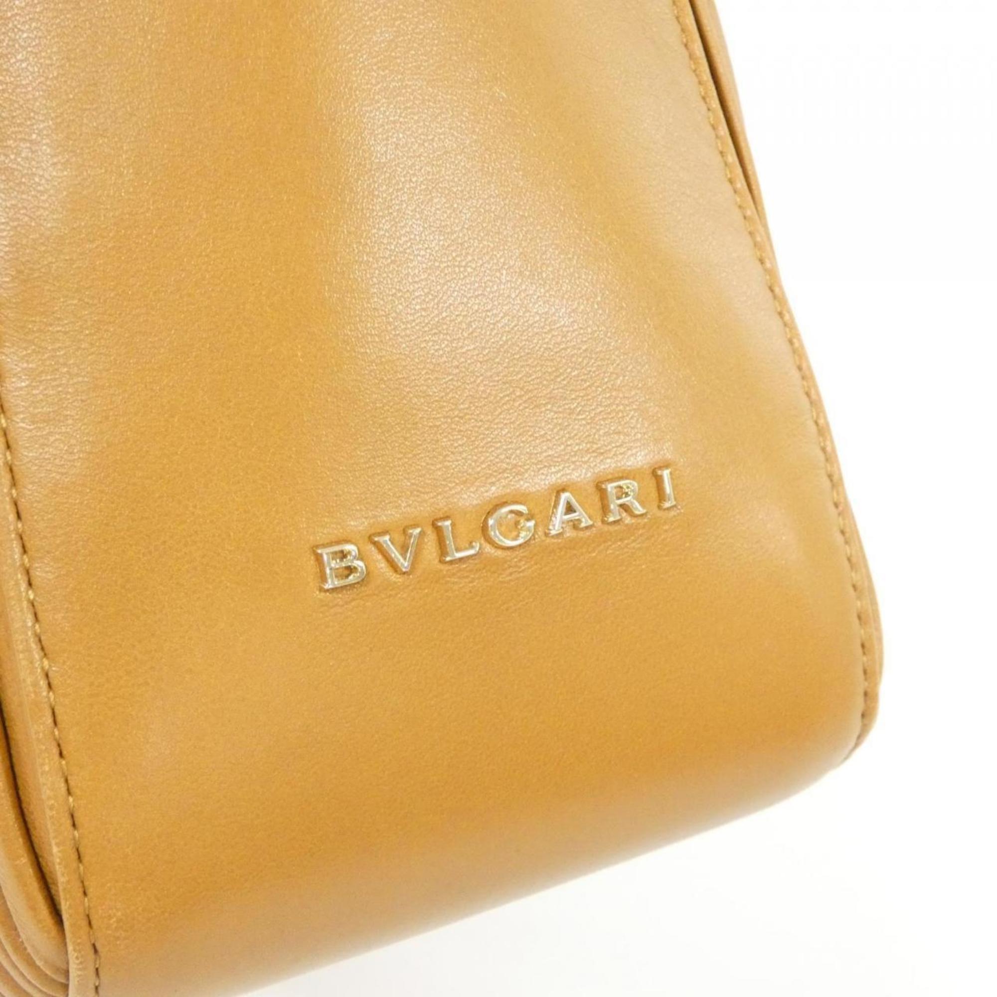Bvlgari Brown Leather Handbag (Pre-Owned)