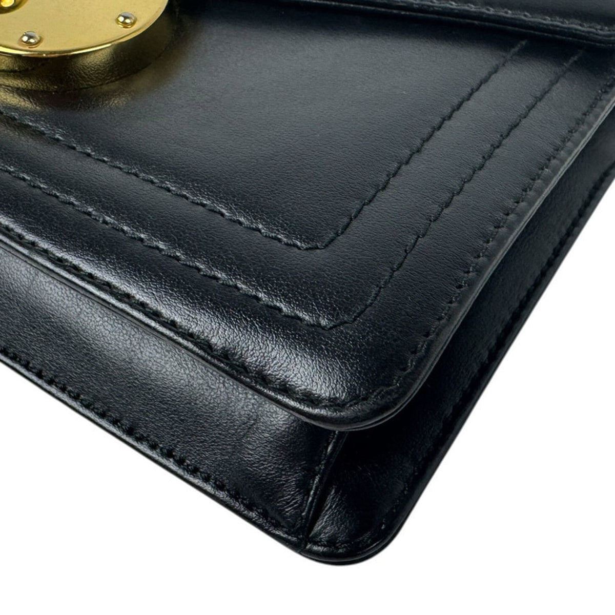 Prada Black Leather Shoulder Bag (Pre-Owned)