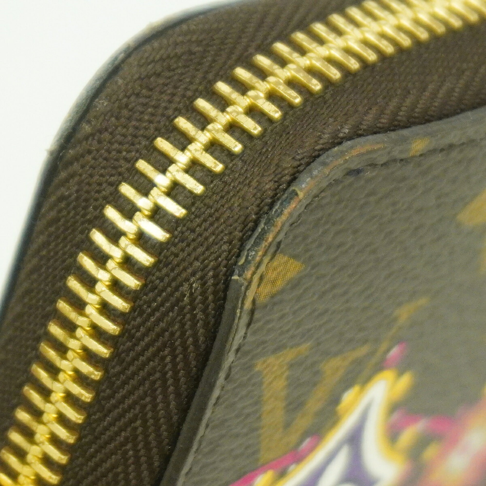 Louis Vuitton Brown Multi-Color Long Wallet (Bi-Fold) (Pre-Owned)
