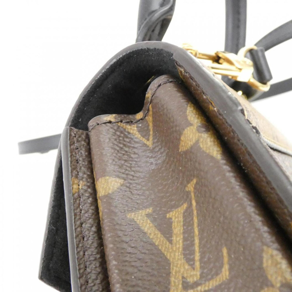Louis Vuitton Brown Coated Canvas Handbag (Pre-Owned)