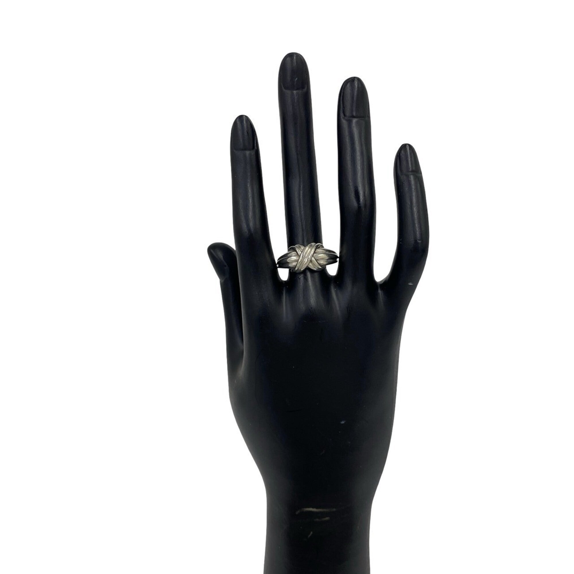 Tiffany Silver Silver 925 Band Ring (Pre-Owned)