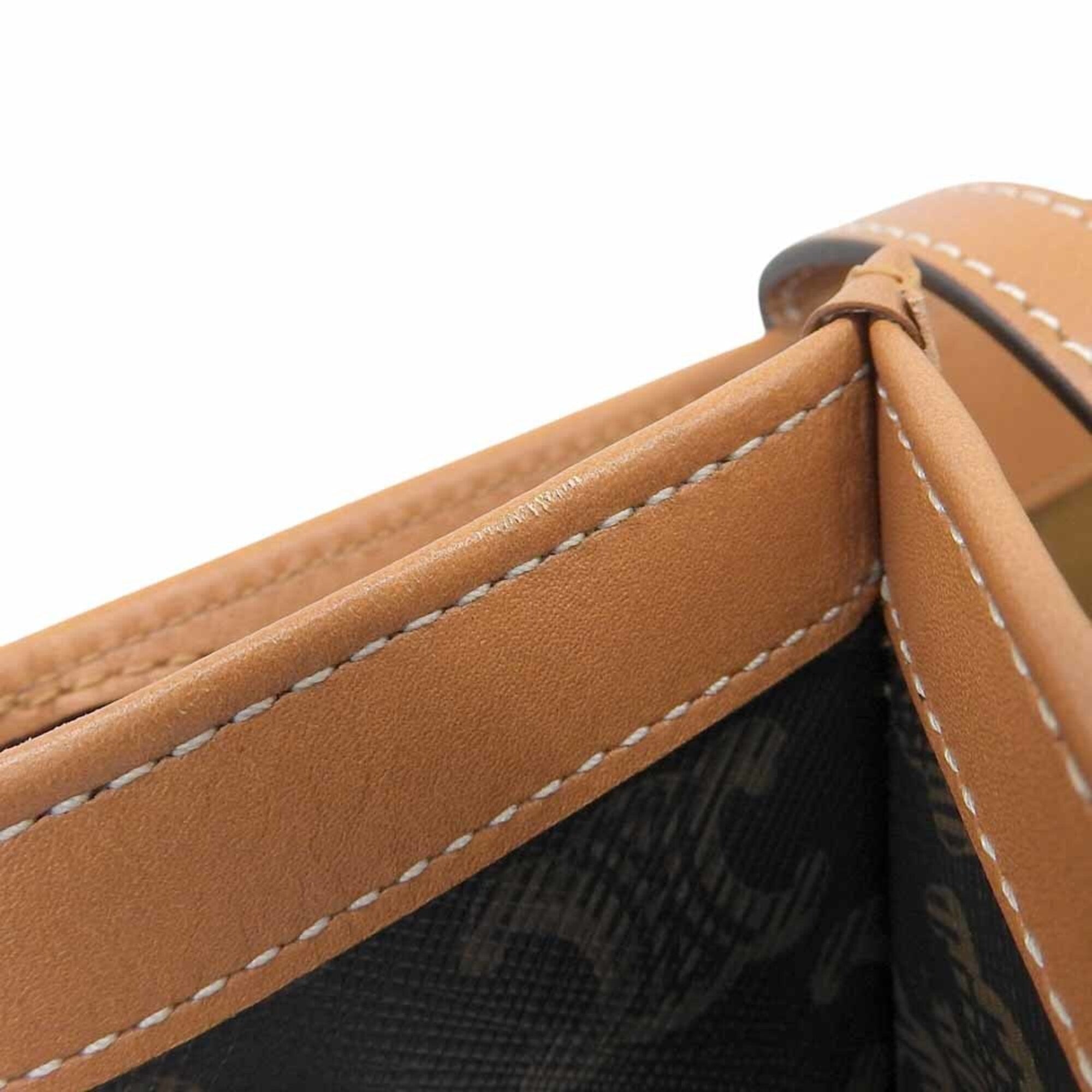 Celine Brown Pvc Leather Handbag (Pre-Owned)