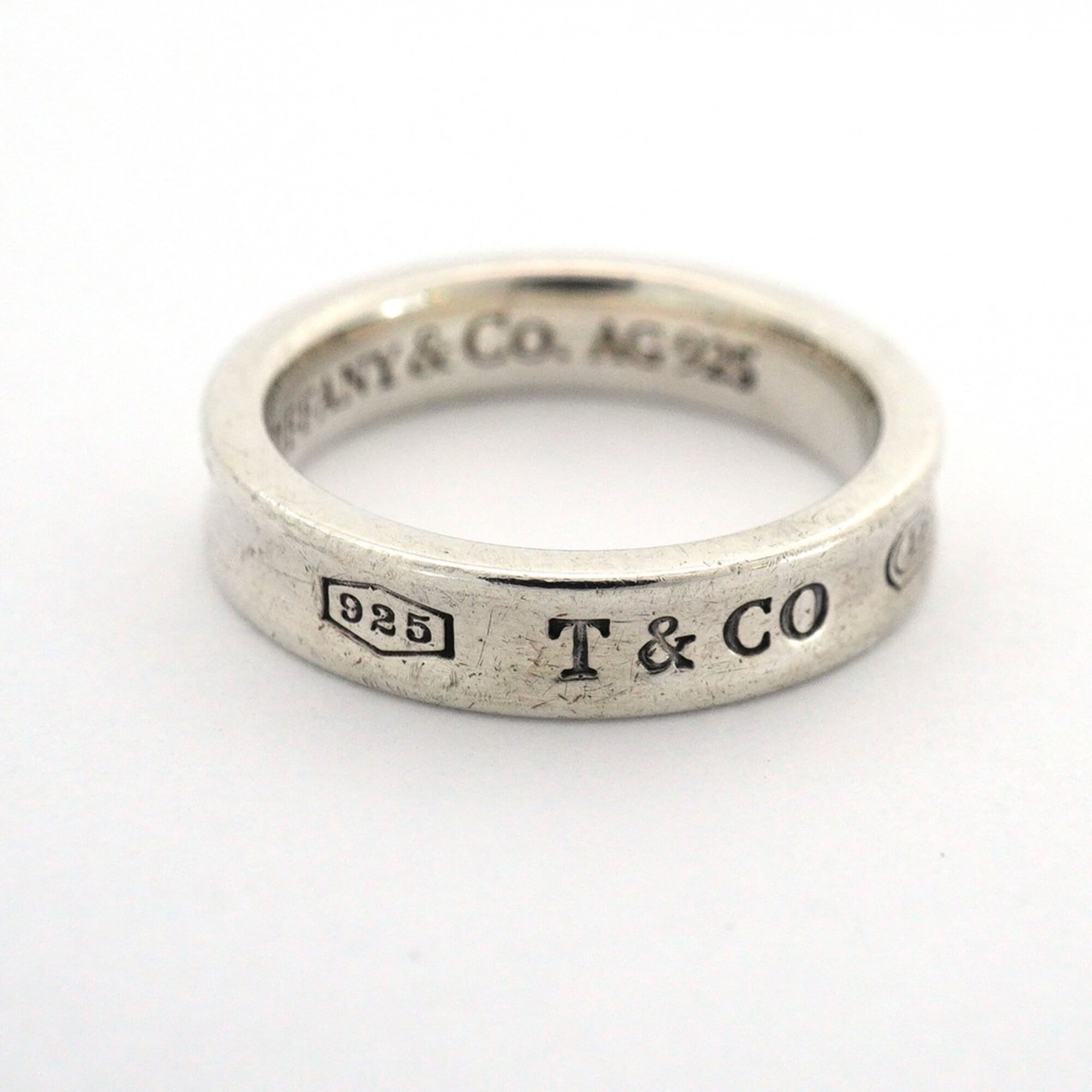 Tiffany Silver 925 Band Ring (Pre-Owned)
