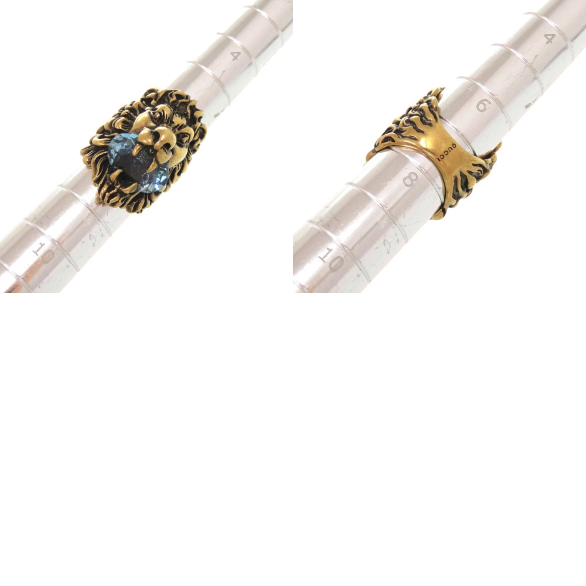 Gucci Gold Metal Band Ring (Pre-Owned)