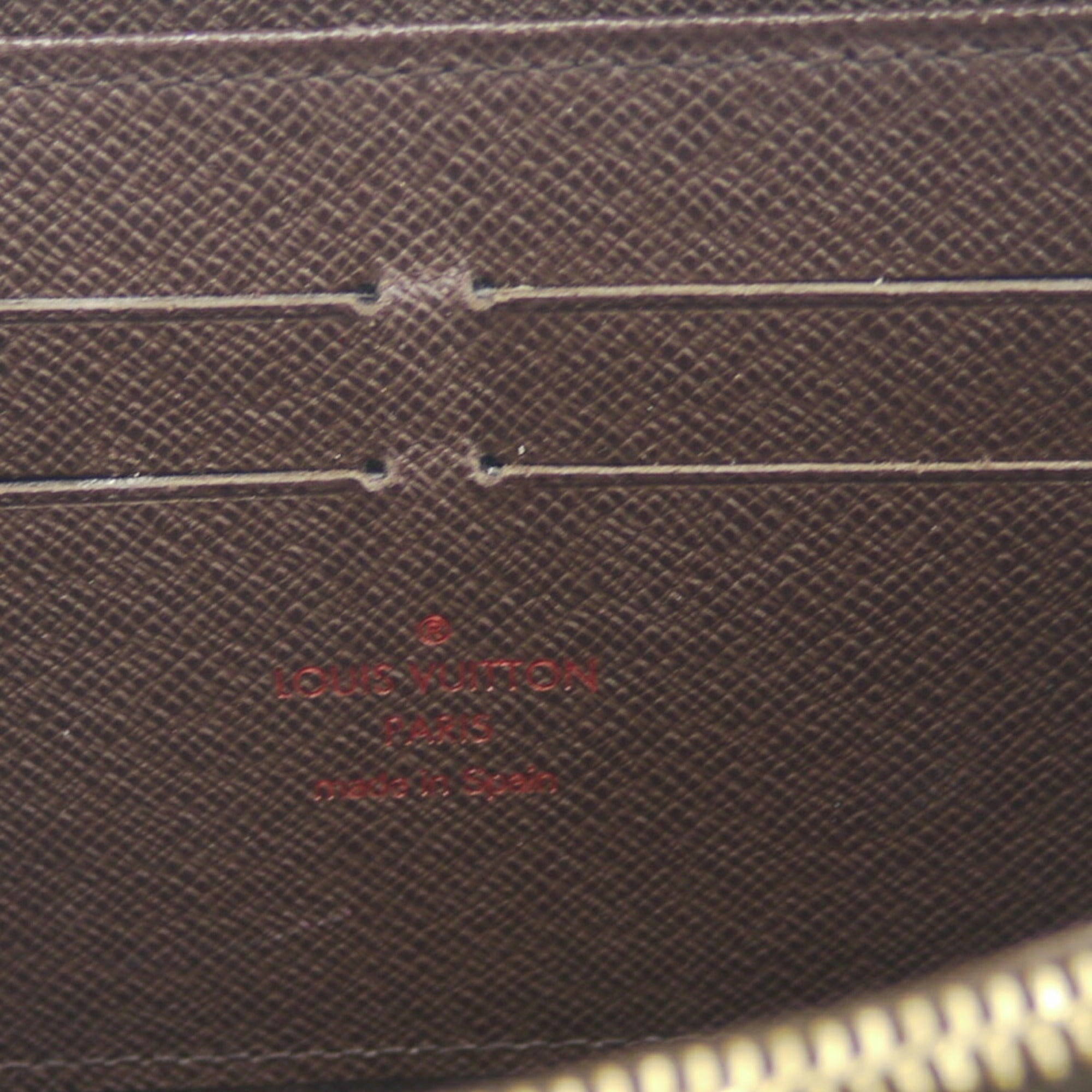 Louis Vuitton Brown Damier Canvas Long Wallet (Bi-Fold) (Pre-Owned)