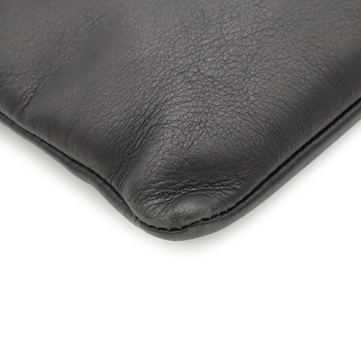 Loewe Black Leather Pochette Shoulder Bag (Pre-Owned)