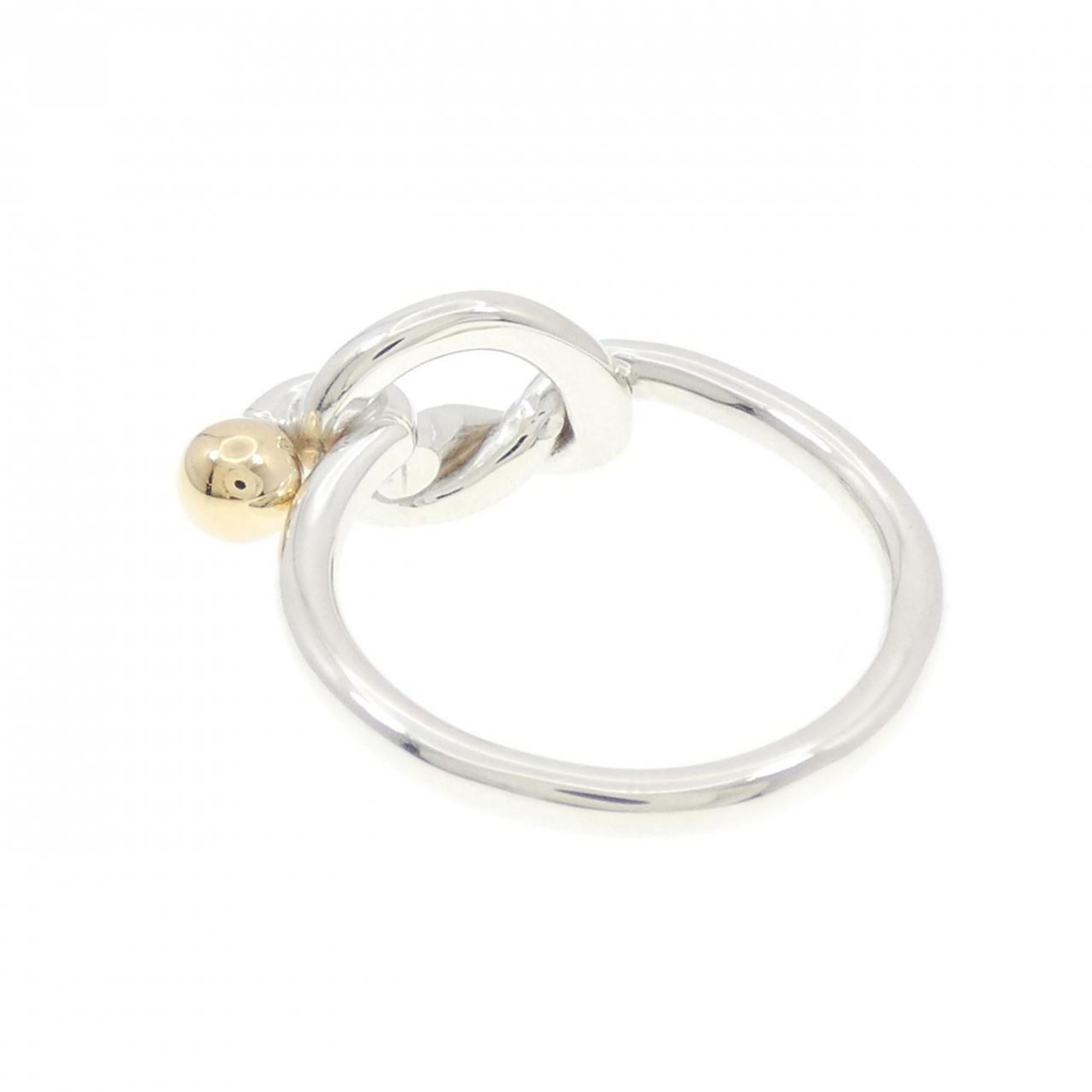 Tiffany Yellow Gold (18K) Silver 925 Band Ring (Pre-Owned)