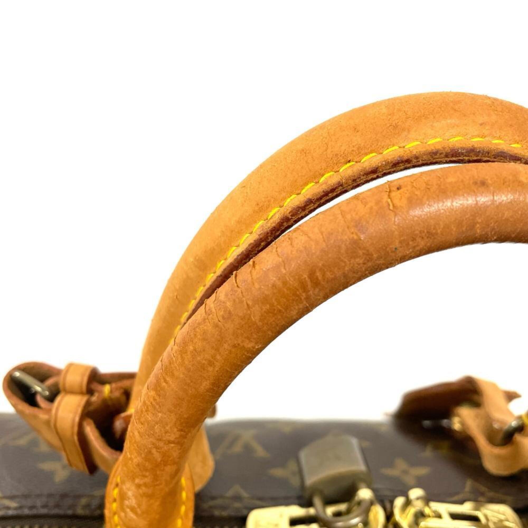 Louis Vuitton Brown Monogram Canvas Boston Bag (Pre-Owned)