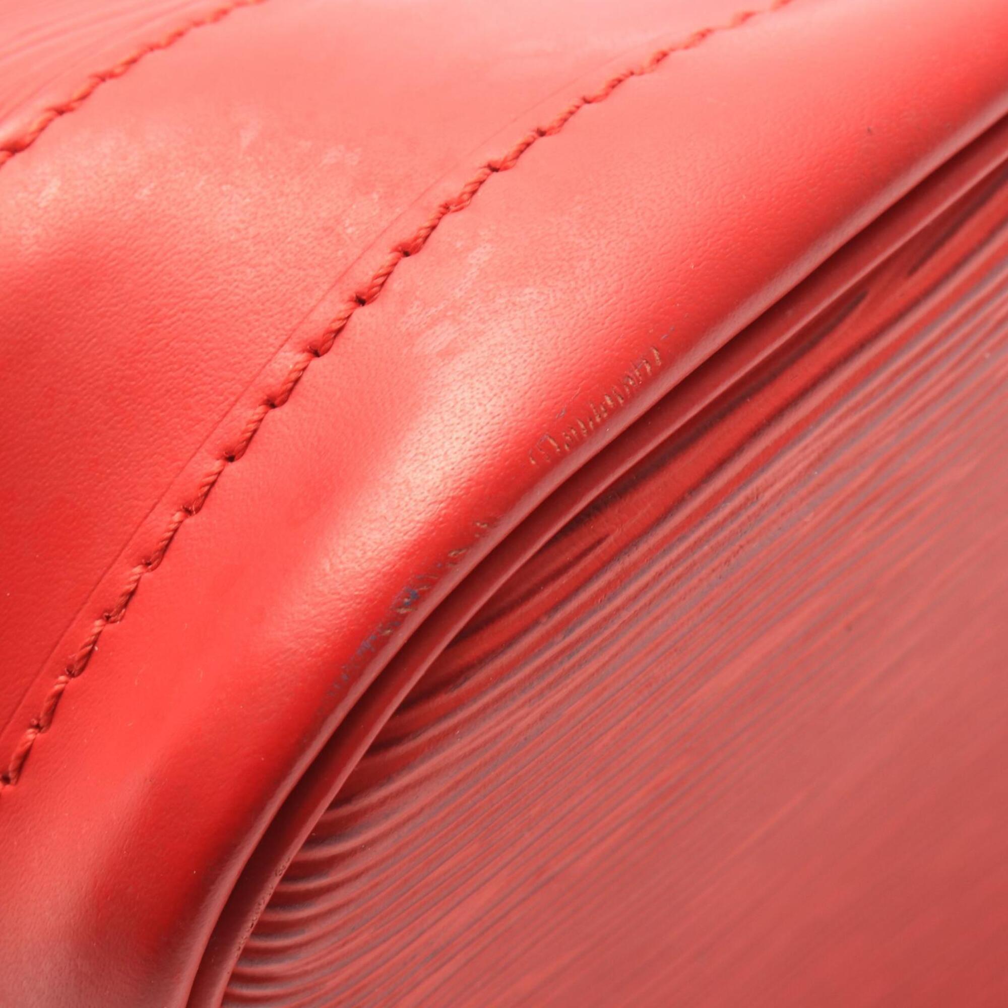 Louis Vuitton Castilian Red Red Color Leather Handbag Shoulder Bag (Pre-Owned)