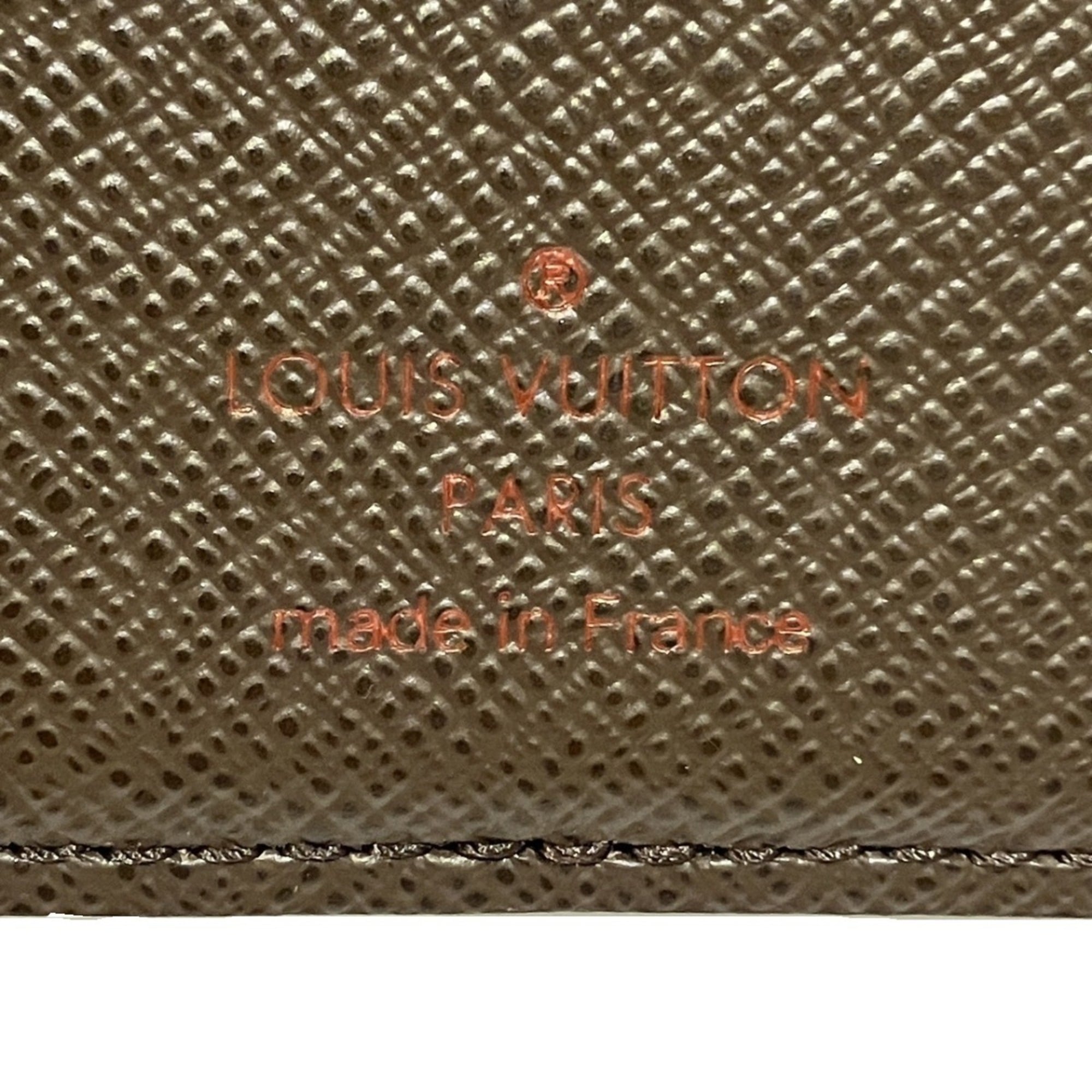Louis Vuitton Brown Damier Canvas Long Bill Wallet (Bi-Fold) (Pre-Owned)