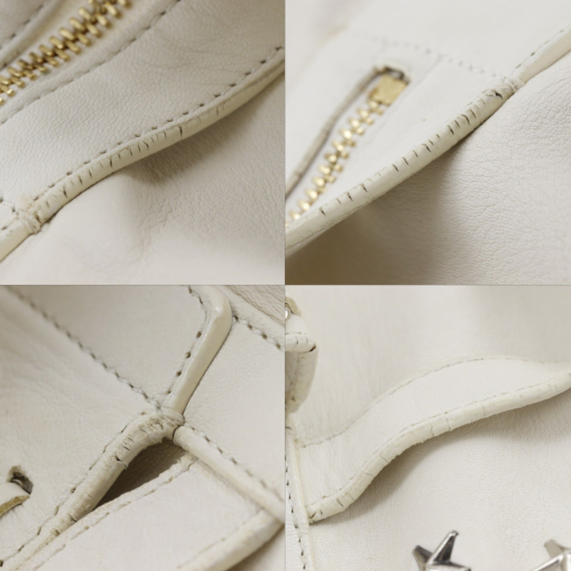 Jimmy Choo White Leather Handbag (Pre-Owned)