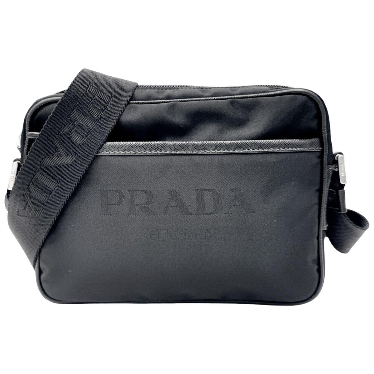 Prada Black Nylon Shoulder Bag (Pre-Owned)