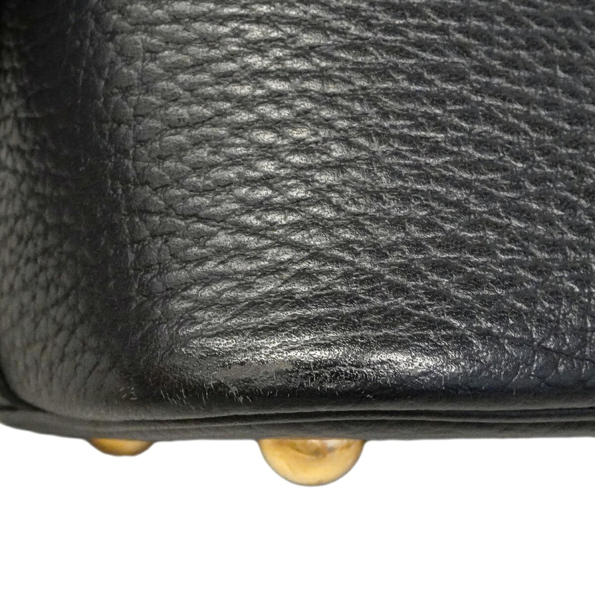 Hermes Black Ardennes Leather Handbag (Pre-Owned)