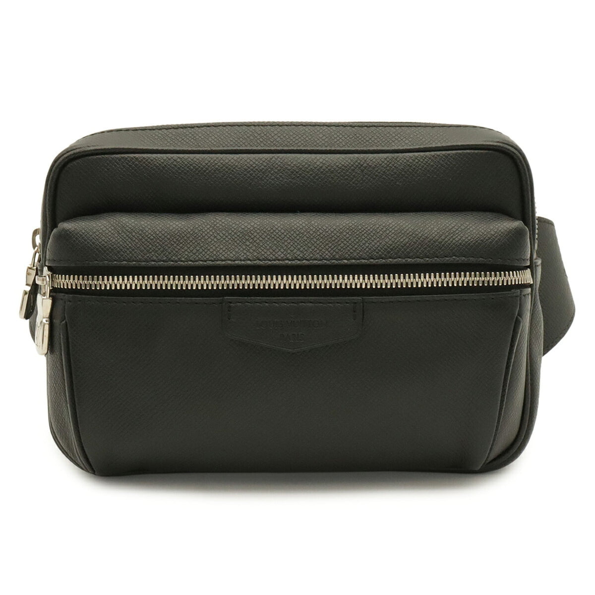 Louis Vuitton Noir Taiga Leather Leather Fanny Pack Pouch (Pre-Owned)