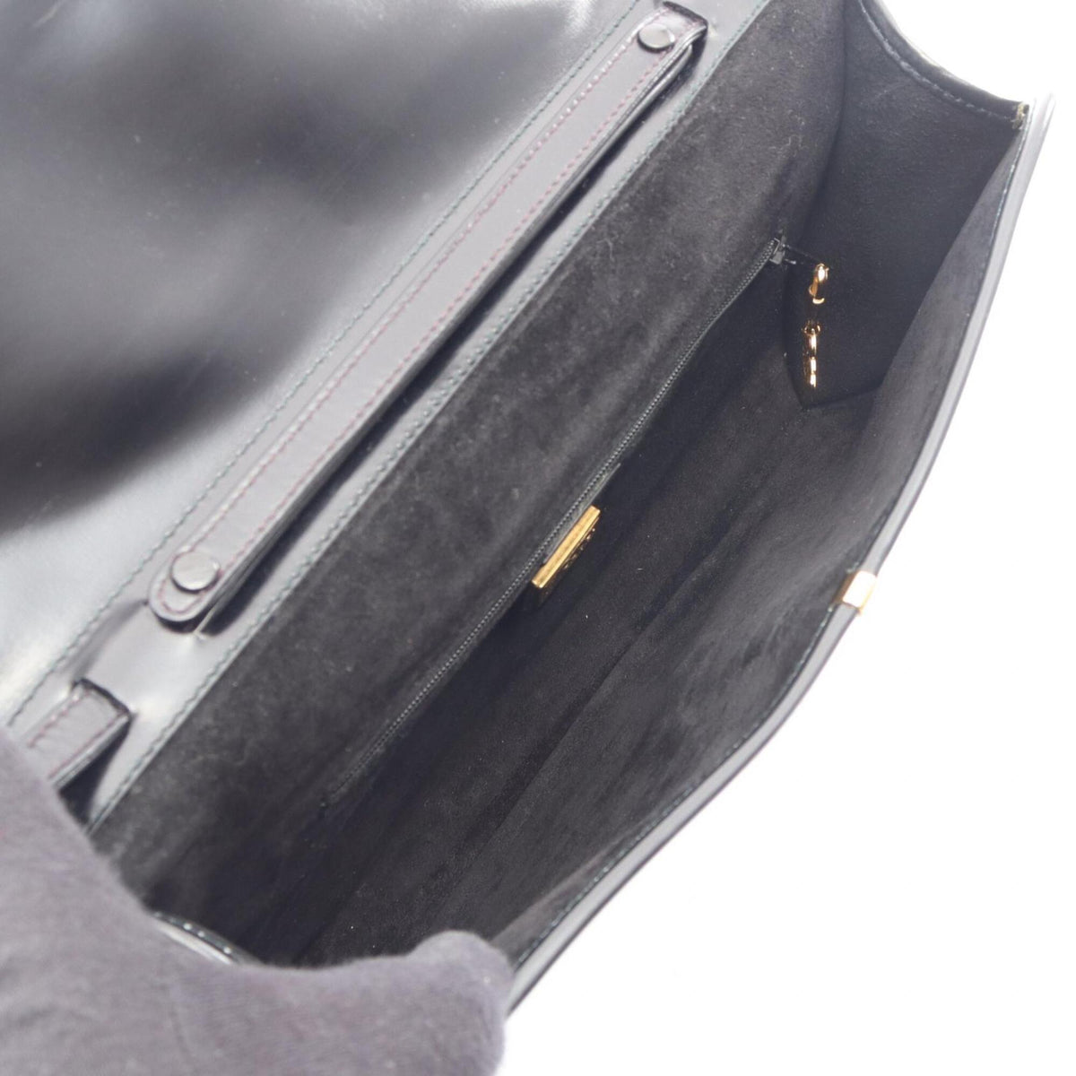 Gucci Black Leather Shoulder Bag (Pre-Owned)