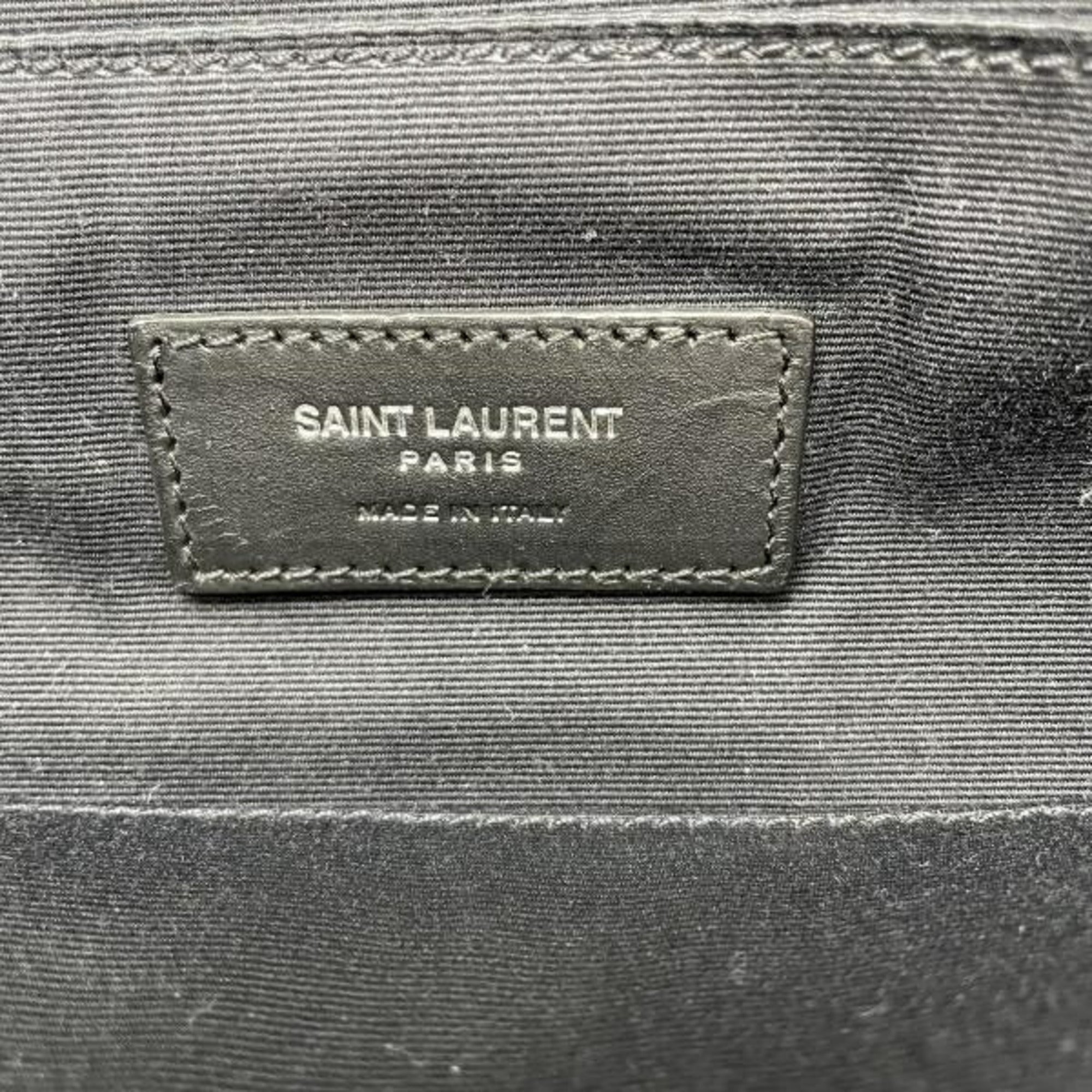 Yves Saint Laurent Blue White Fanny Pack Sling Bag (Pre-Owned)