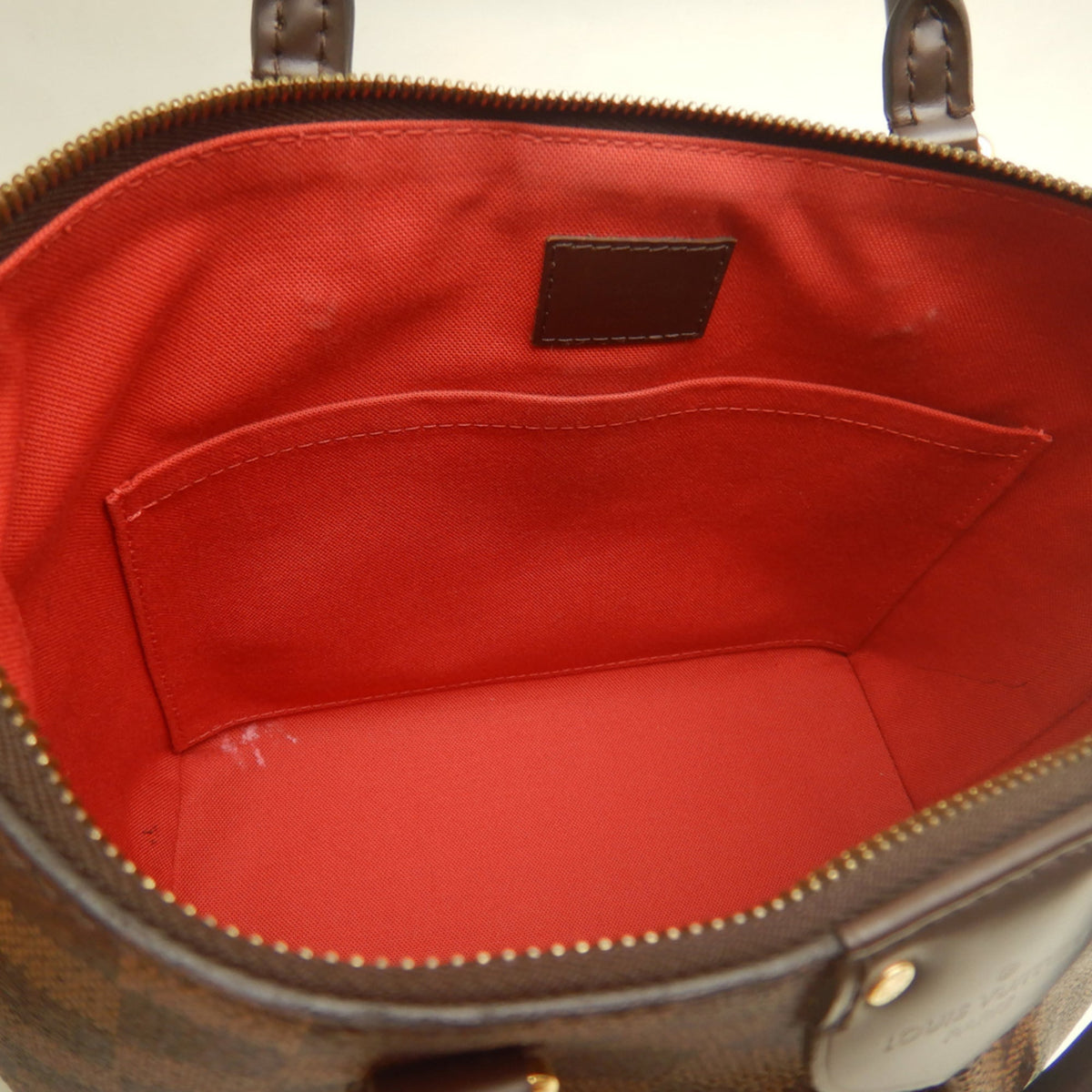 Louis Vuitton Ebene Damier Canvas Handbag (Pre-Owned)