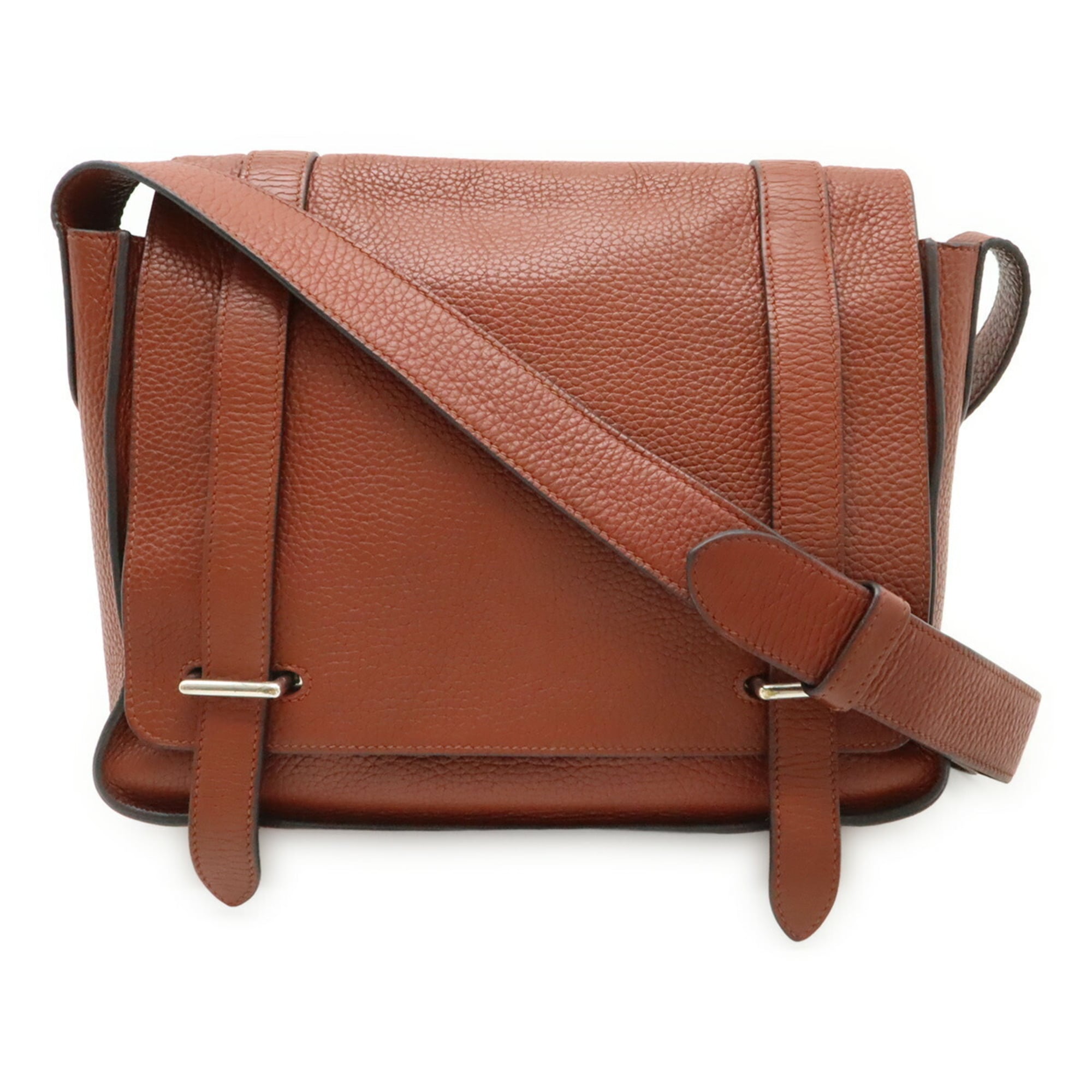 Hermes Caporal Sienne Togo Leather Shoulder Bag (Pre-Owned)