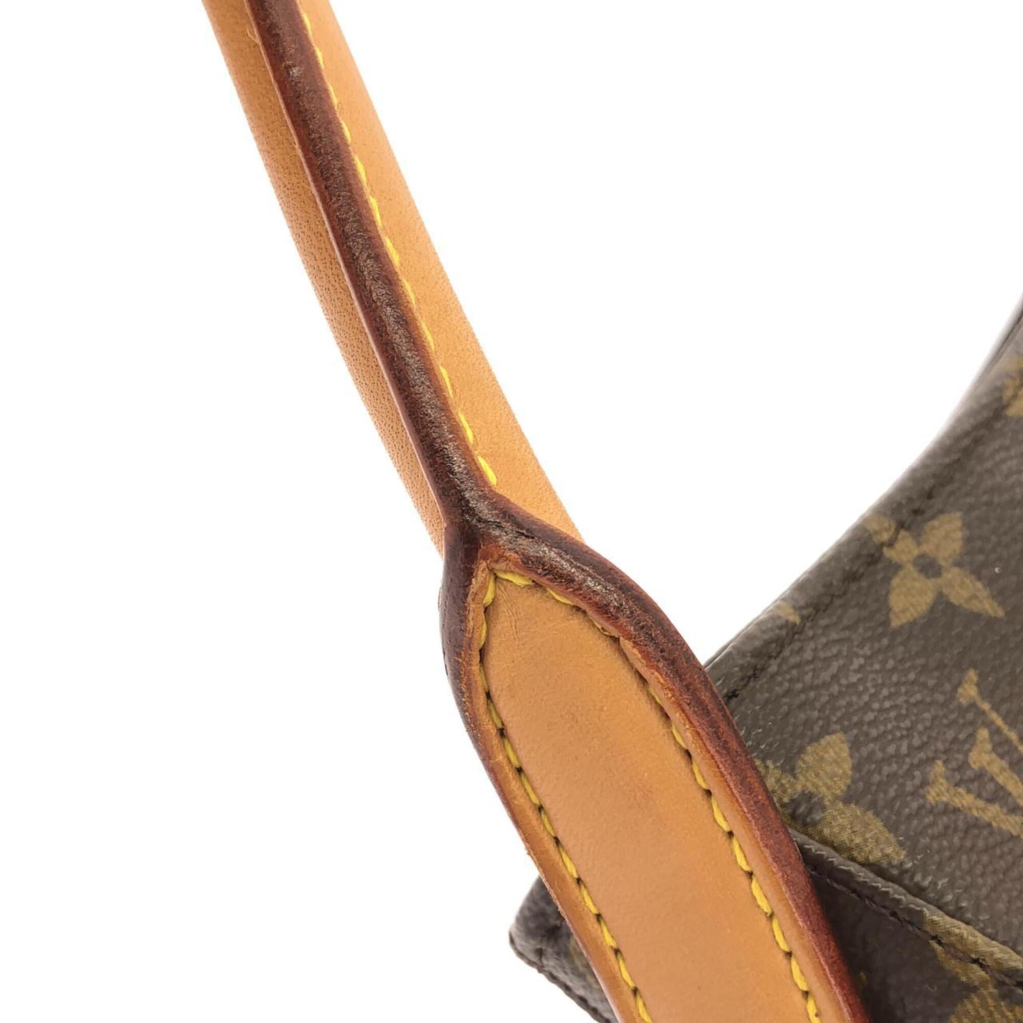 Louis Vuitton Brown Coated Canvas Shoulder Bag (Pre-Owned)