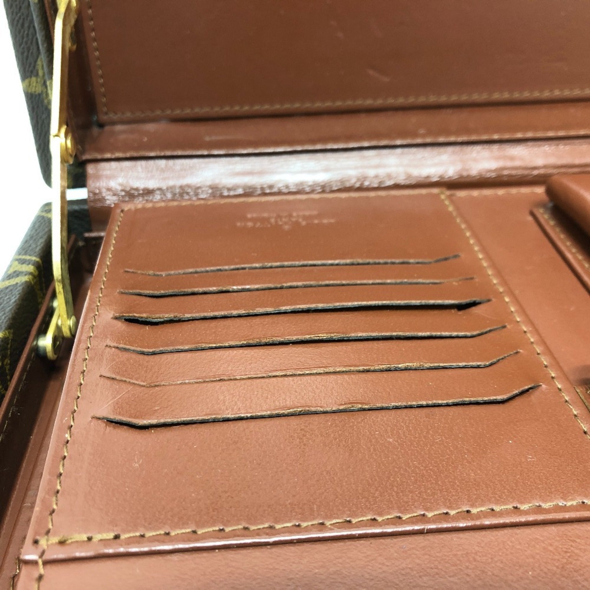 Louis Vuitton Monogram Brown Galle Monogram Monogram Attaché Case Briefcase (Pre-Owned)