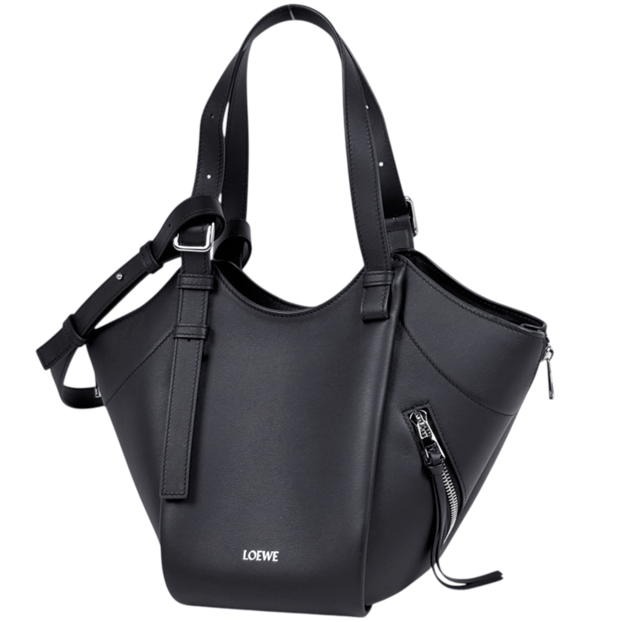 Loewe Black Leather Handbag (Pre-Owned)